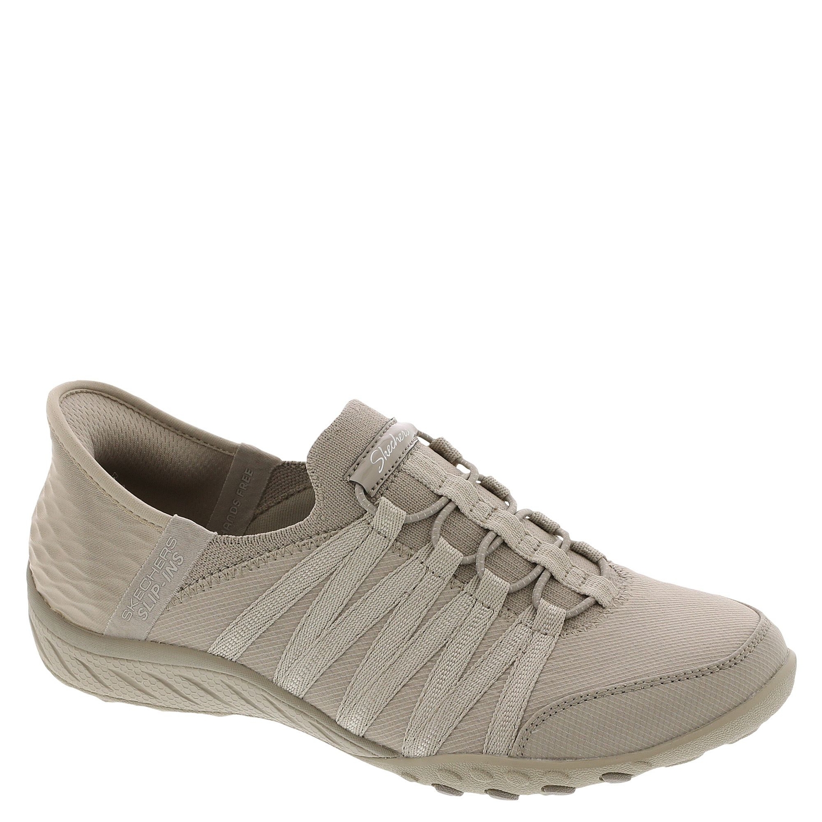 Skechers Active Slip-Ins: Breathe Easy-Roll With Me Women's Grey Slip On 7.5 M
