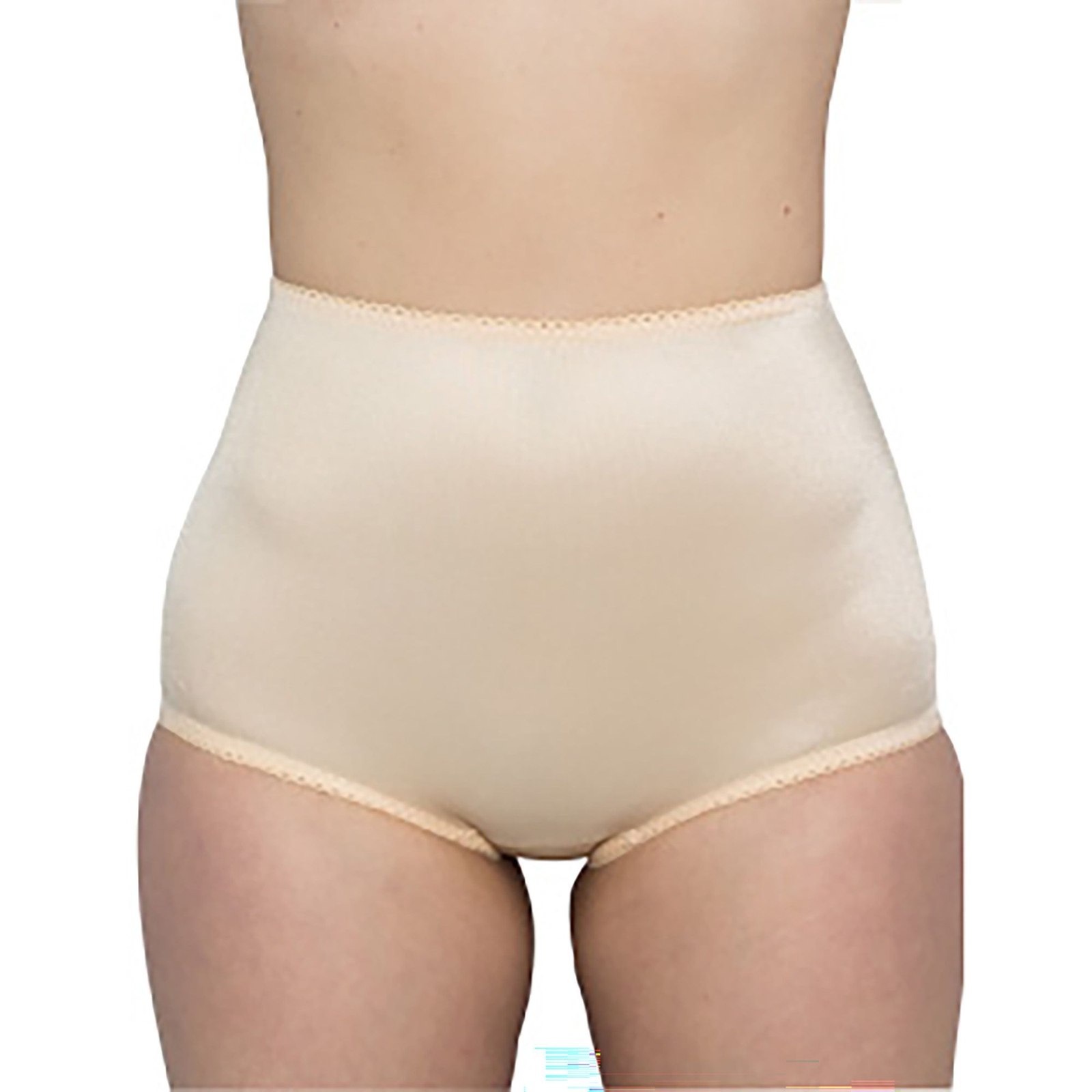 Rago Women's Full Coverage Light Shaping Brief Tan Underwear L