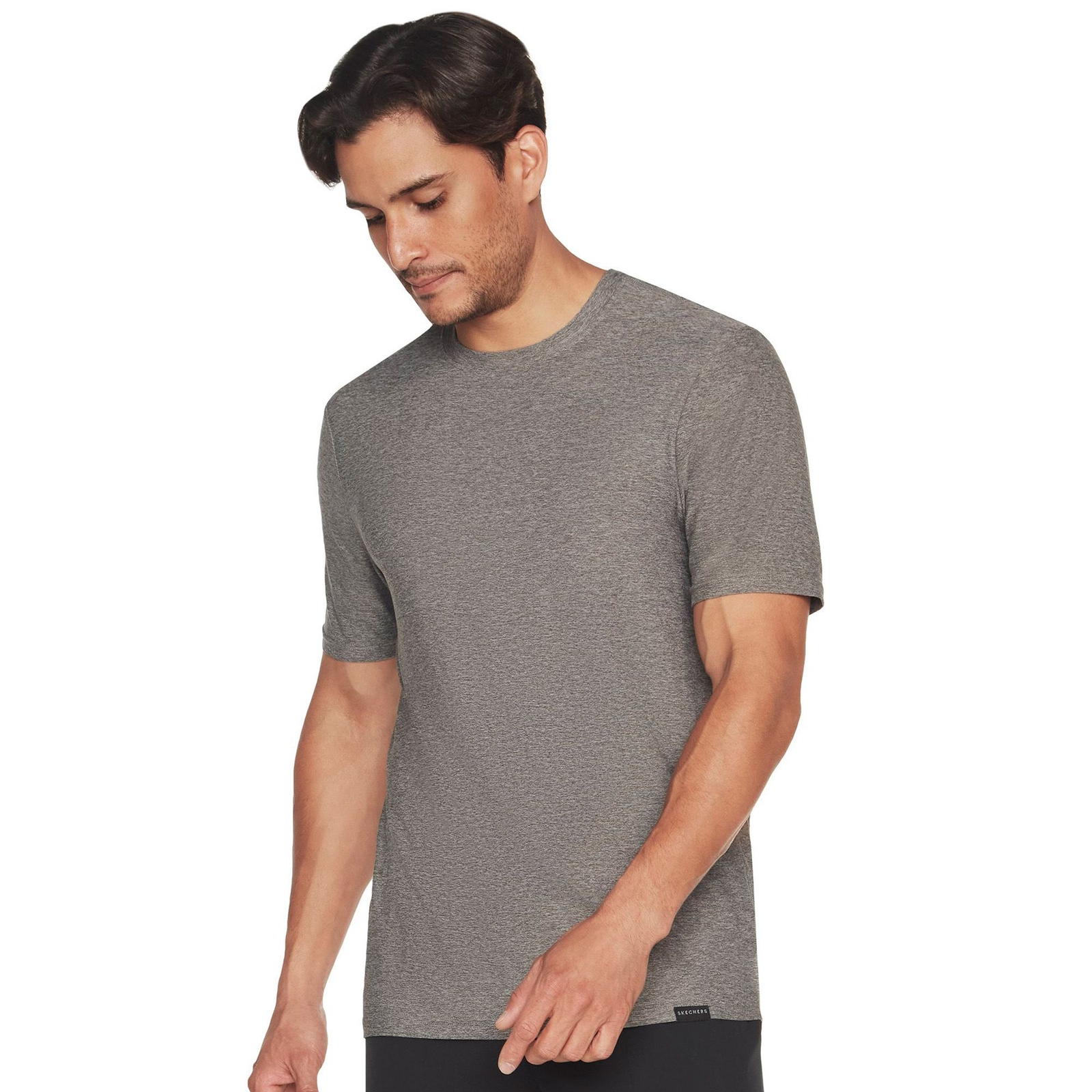 Skechers Men's GoDri All Day Tee Grey Knit Tops XL