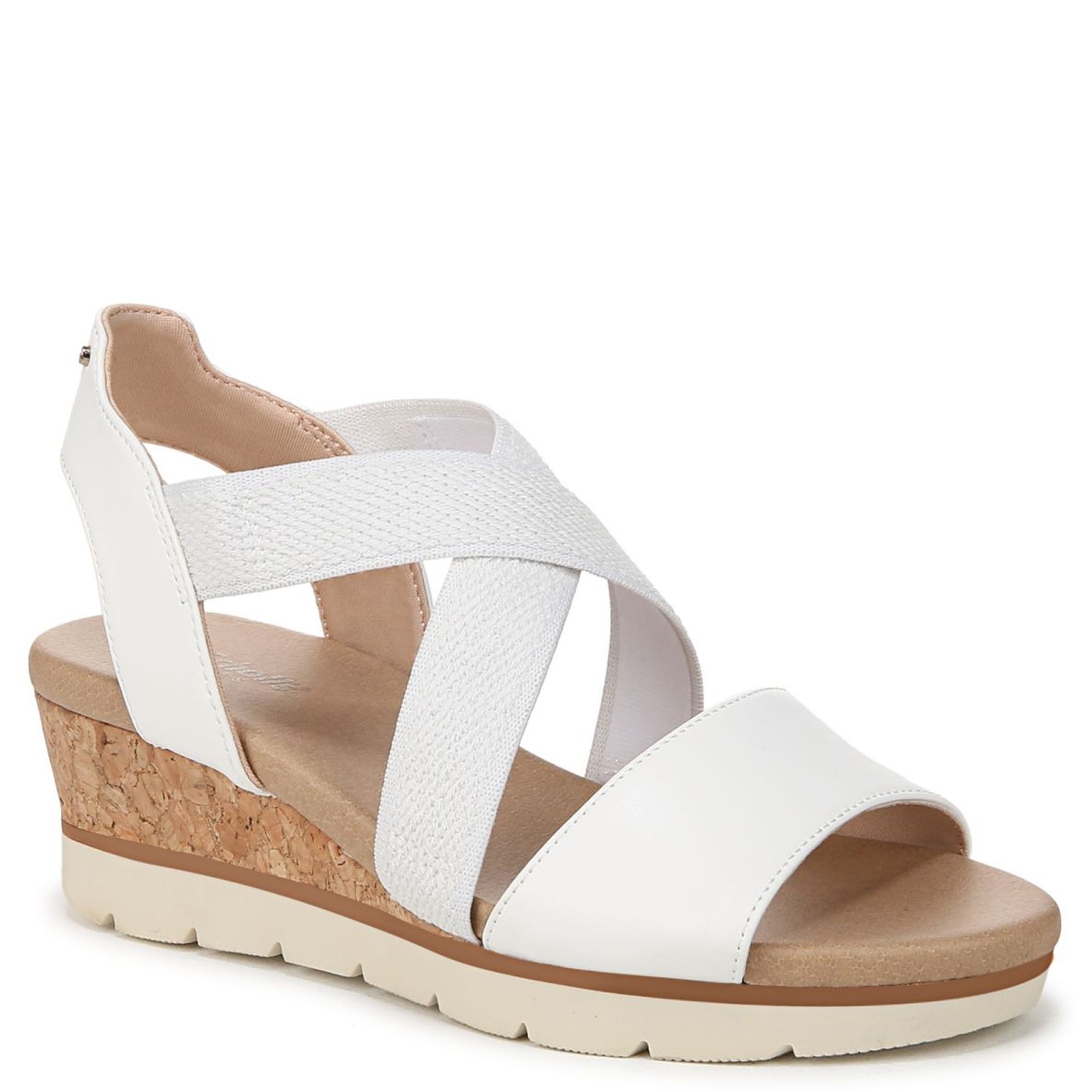 Dr. Scholl's Just Cute Women's White Sandal 6 M
