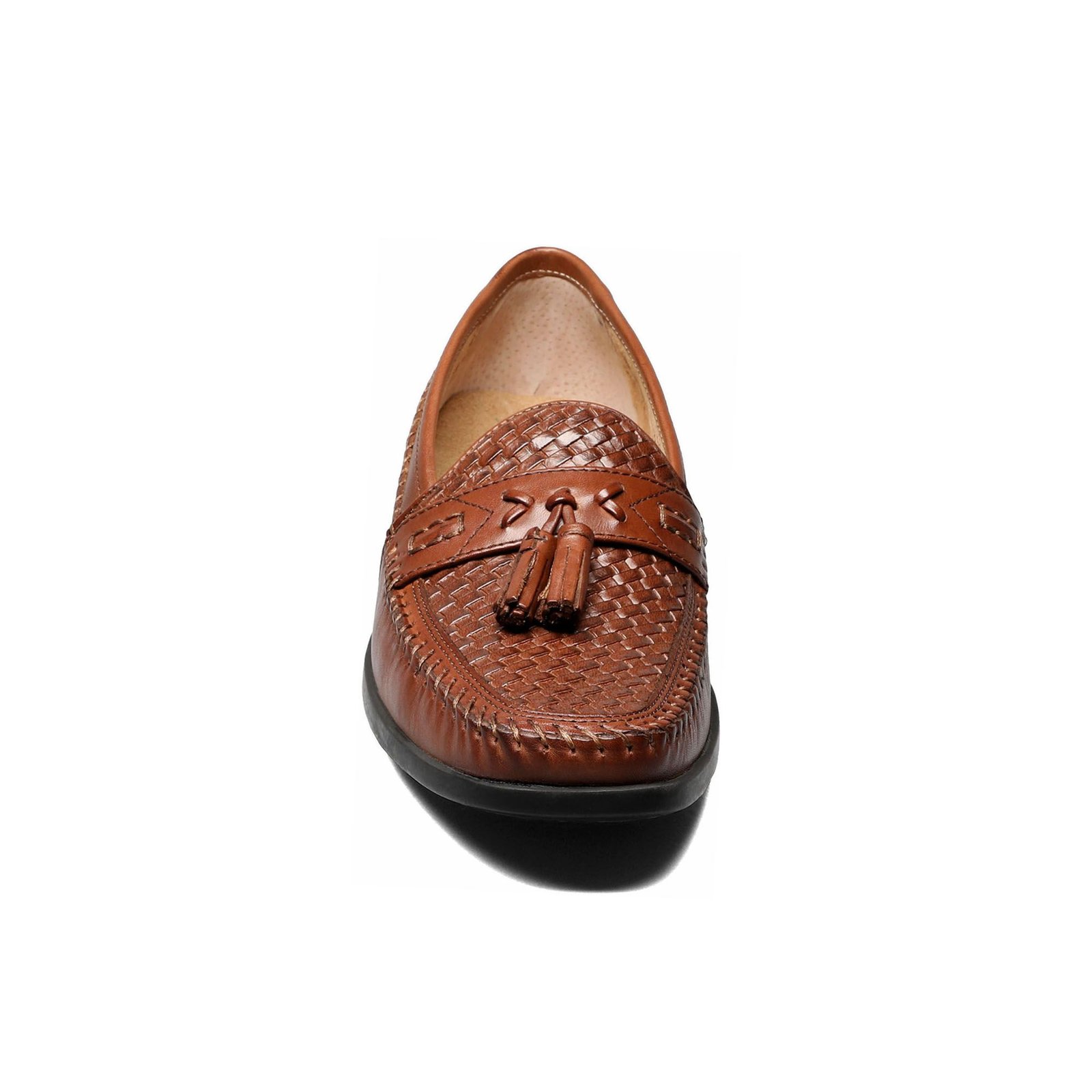 Nunn Bush Men Shoes Strafford Woven Boys Slip-on Tassel Loafer Sz 8.5 Nunn Bush Strafford Woven Tassel Loafer Men main image 2