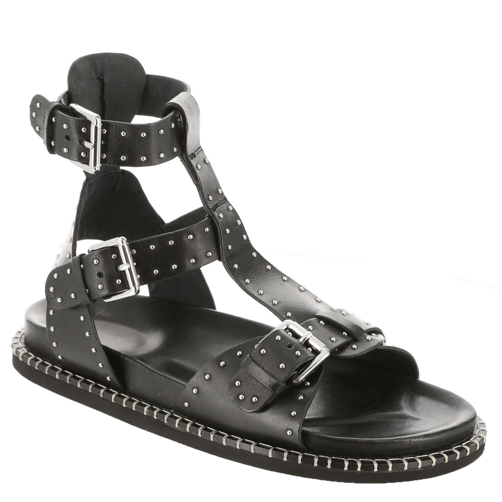 Free People Nova Gladiator Sandal Women's Black Sandal 11 M
