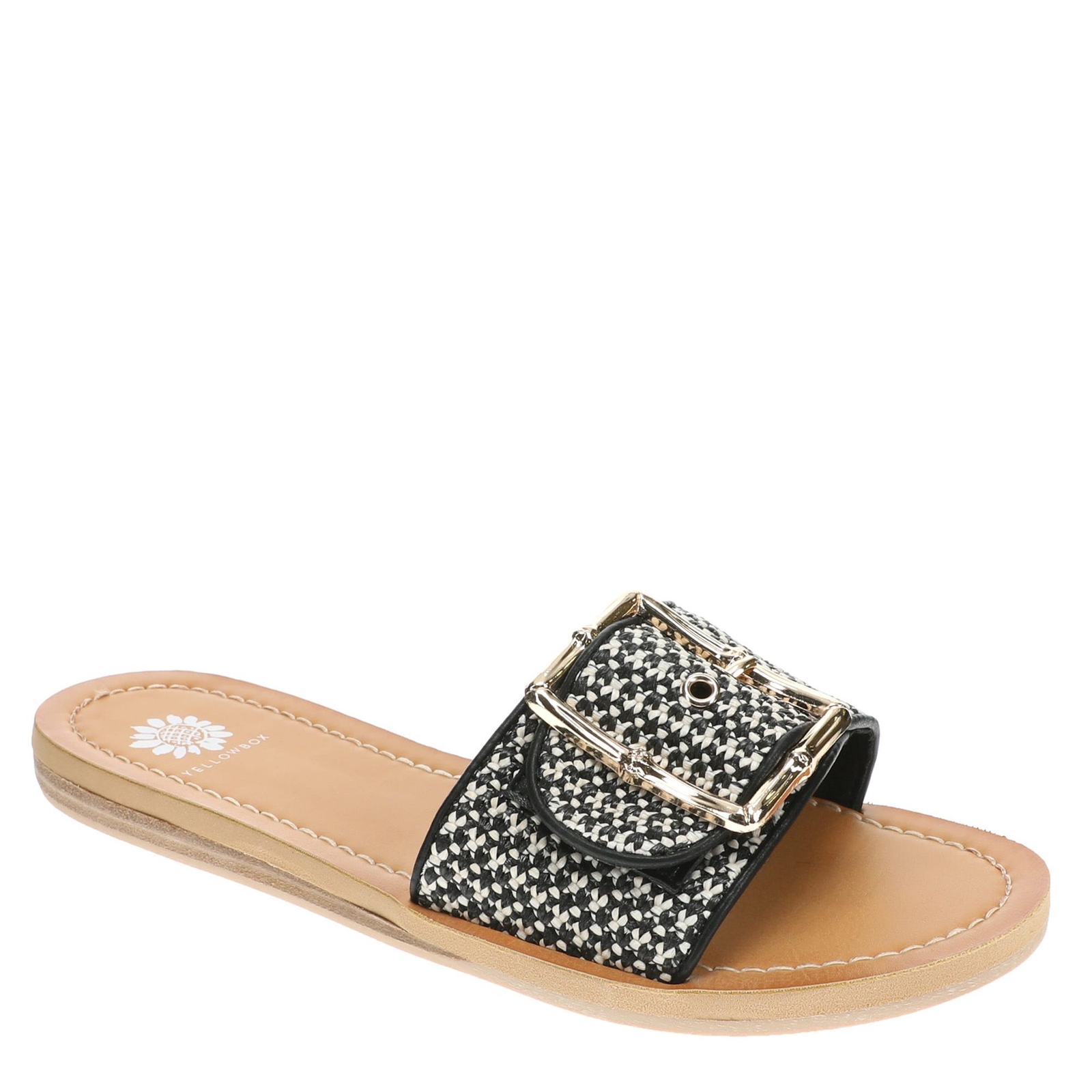 Yellow Box Helden Women's Black Sandal 9 M