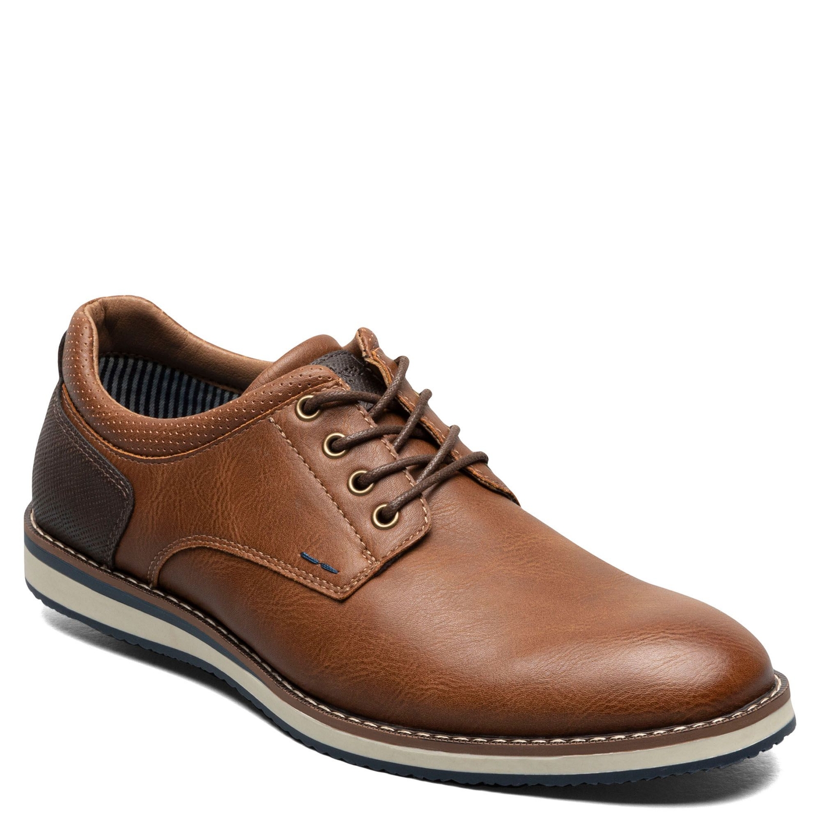 Nunn Bush Hyde II Plain Toe Oxford Men's Brown Oxford 10.5 W