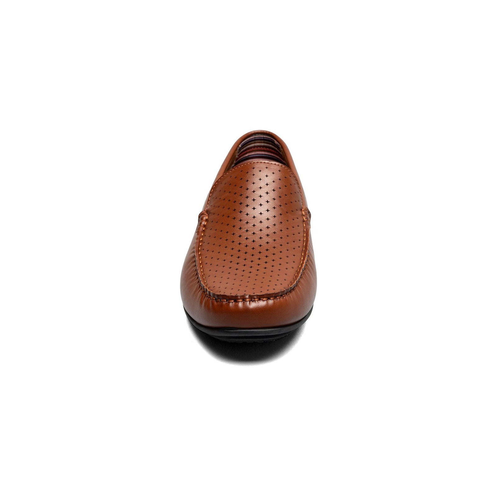 Stacy Adams Shoes Conroy Moc Toe Perf Slip On Cognac Size 9.5 — photo 2