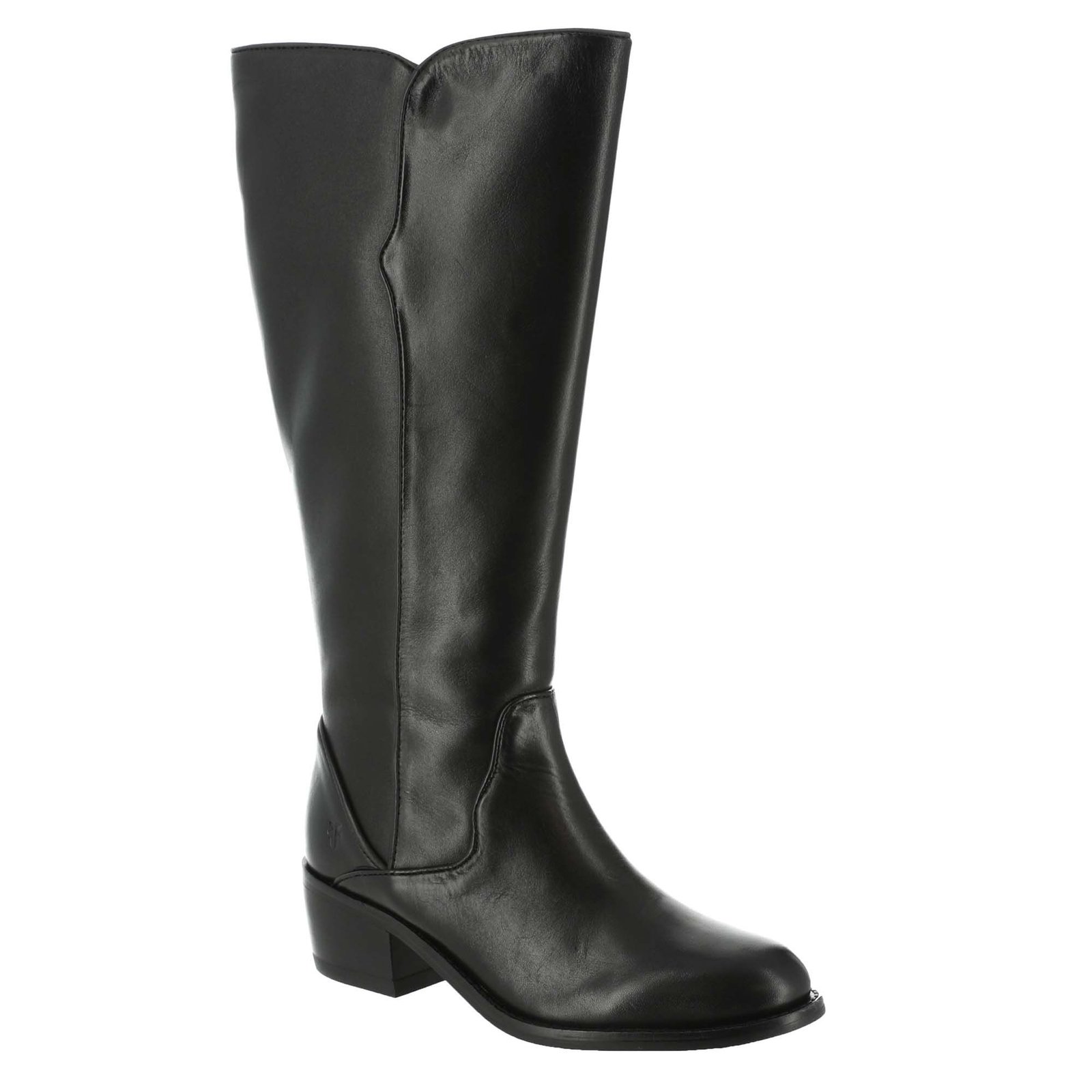 Frye Company Carson 2 Piping Tall Wide Shaft Women's Black Boot 6 M