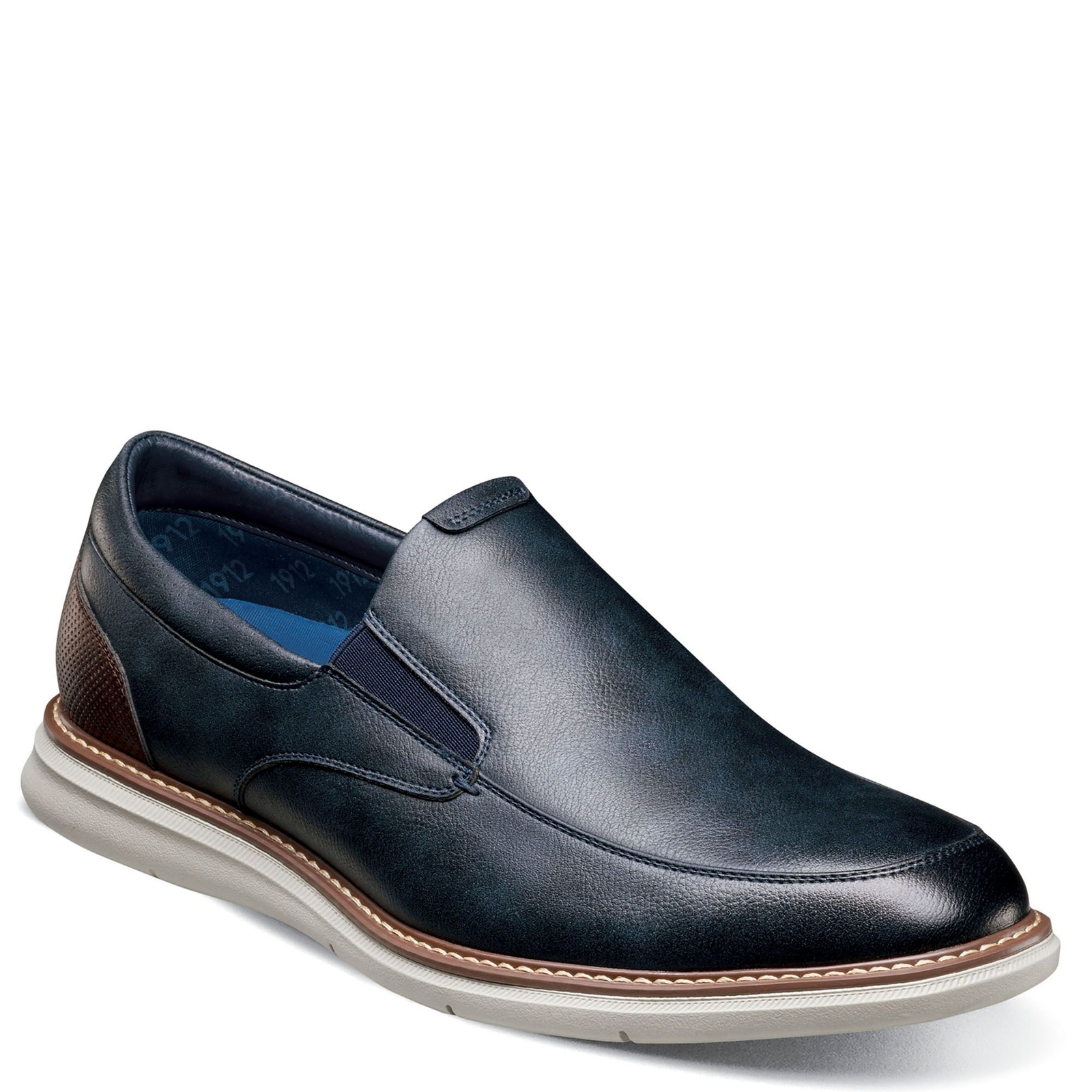 Nunn Bush Chase Casual Slip-On Men's Navy Slip On 13 M