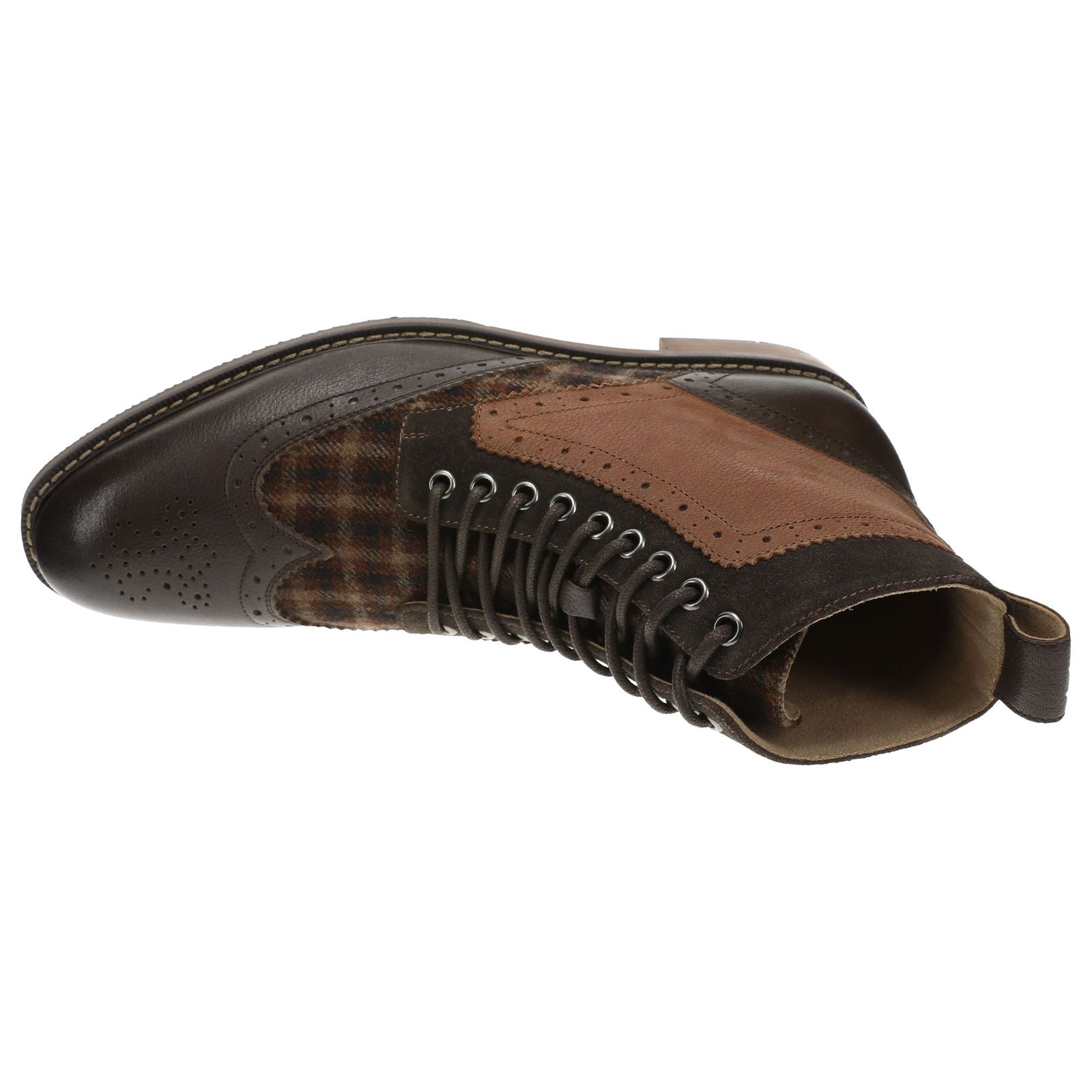 Stacy Adams Shoes Finnegan Wingtip Lace Up Boot Brown Multi Size 8 — photo 2