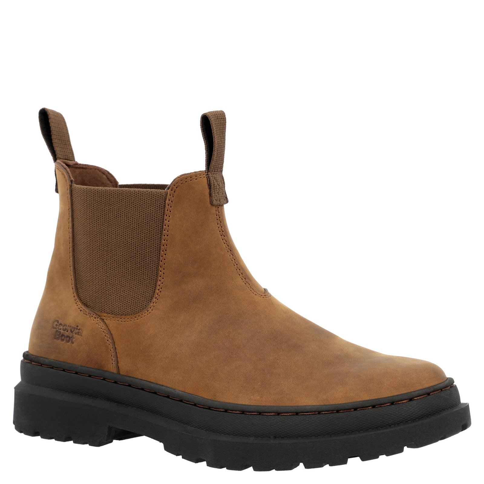 Georgia Boot Romeo Superlyte Chelsea Boot Men's Brown Boot 8