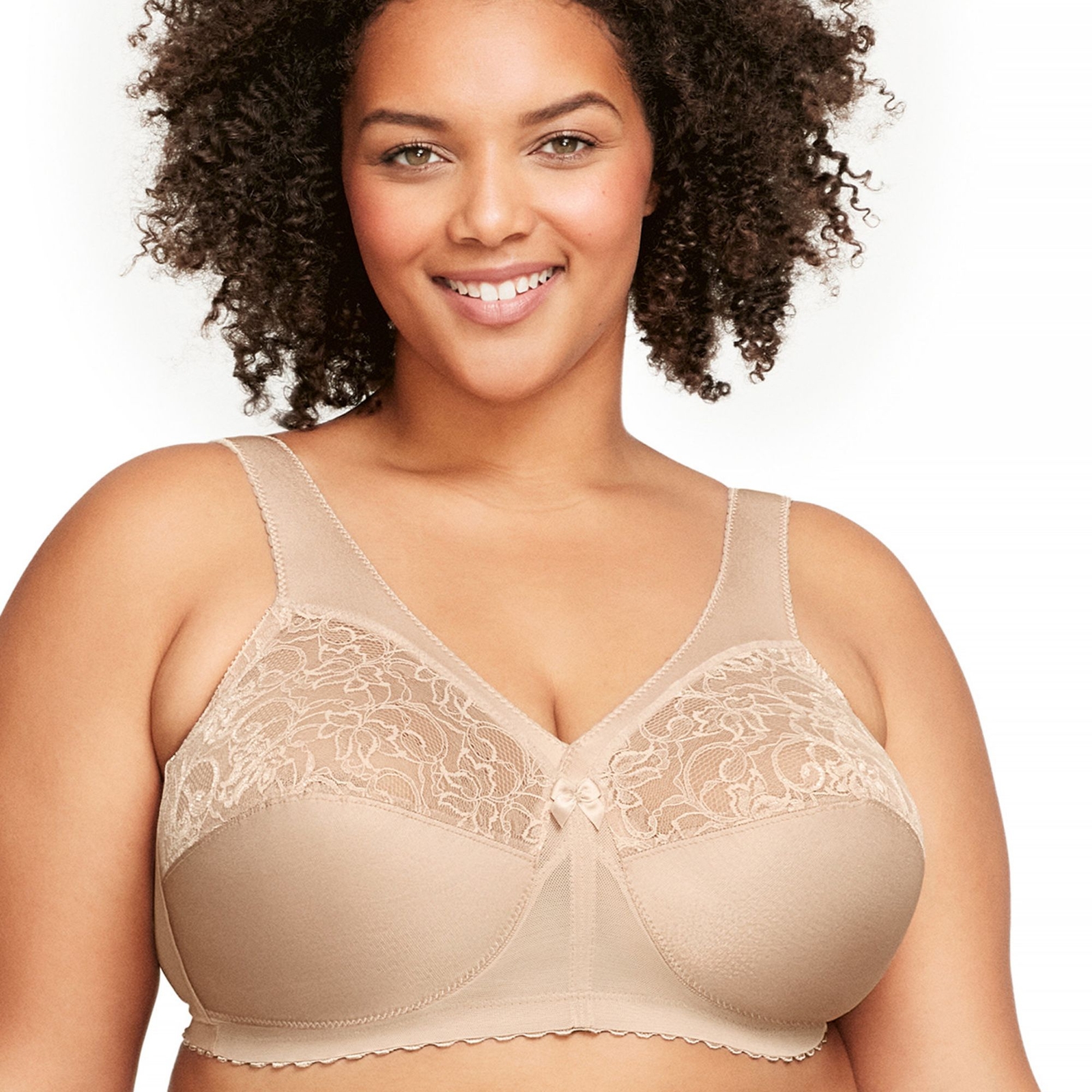 Glamorise MagicLift Full-Figure Support Bra Pink Bras 36-D