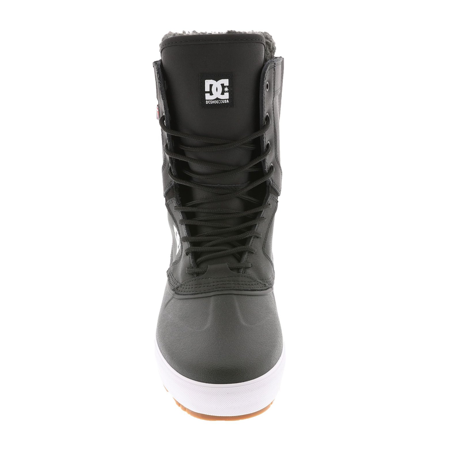 DC‎ Reach Boots Men\'s US 11.5 Black Leather Insulated ADYS300762 NWOT Mens Dc Reach Shoes - BLACK/WHITE / 7 | DC Shoes main image 4