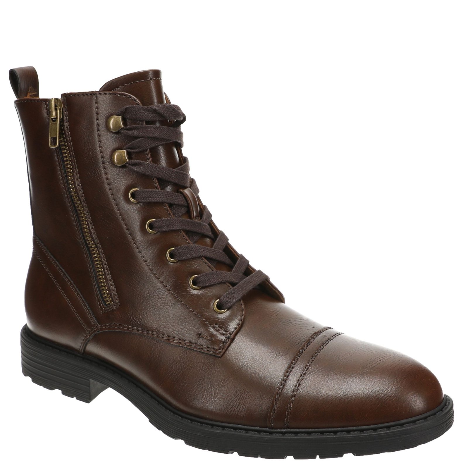Kenneth Cole Reaction Captain Combat Men's Brown Boot 10.5