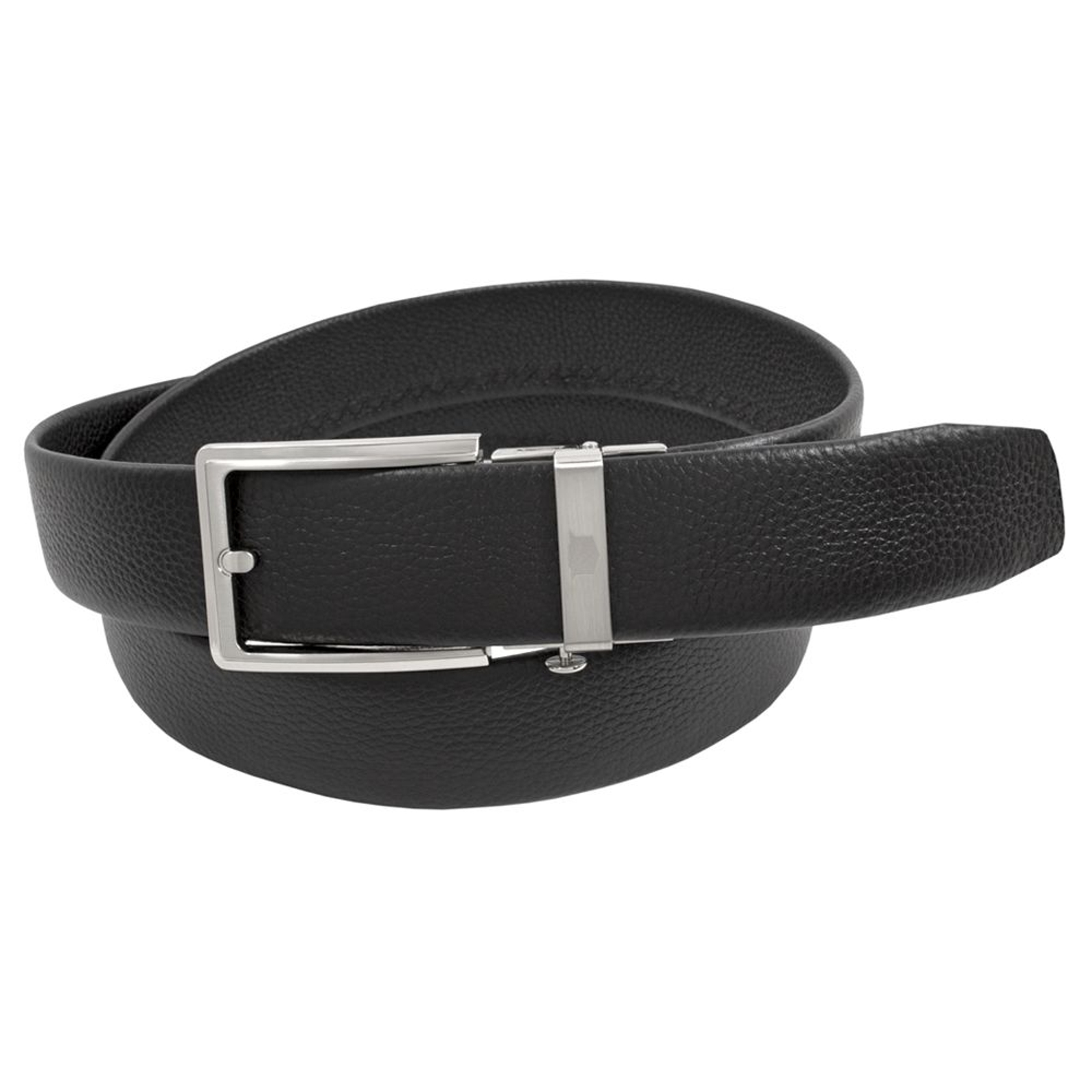 Florsheim 34mm Leather Track Belt Black Misc Accessories 44