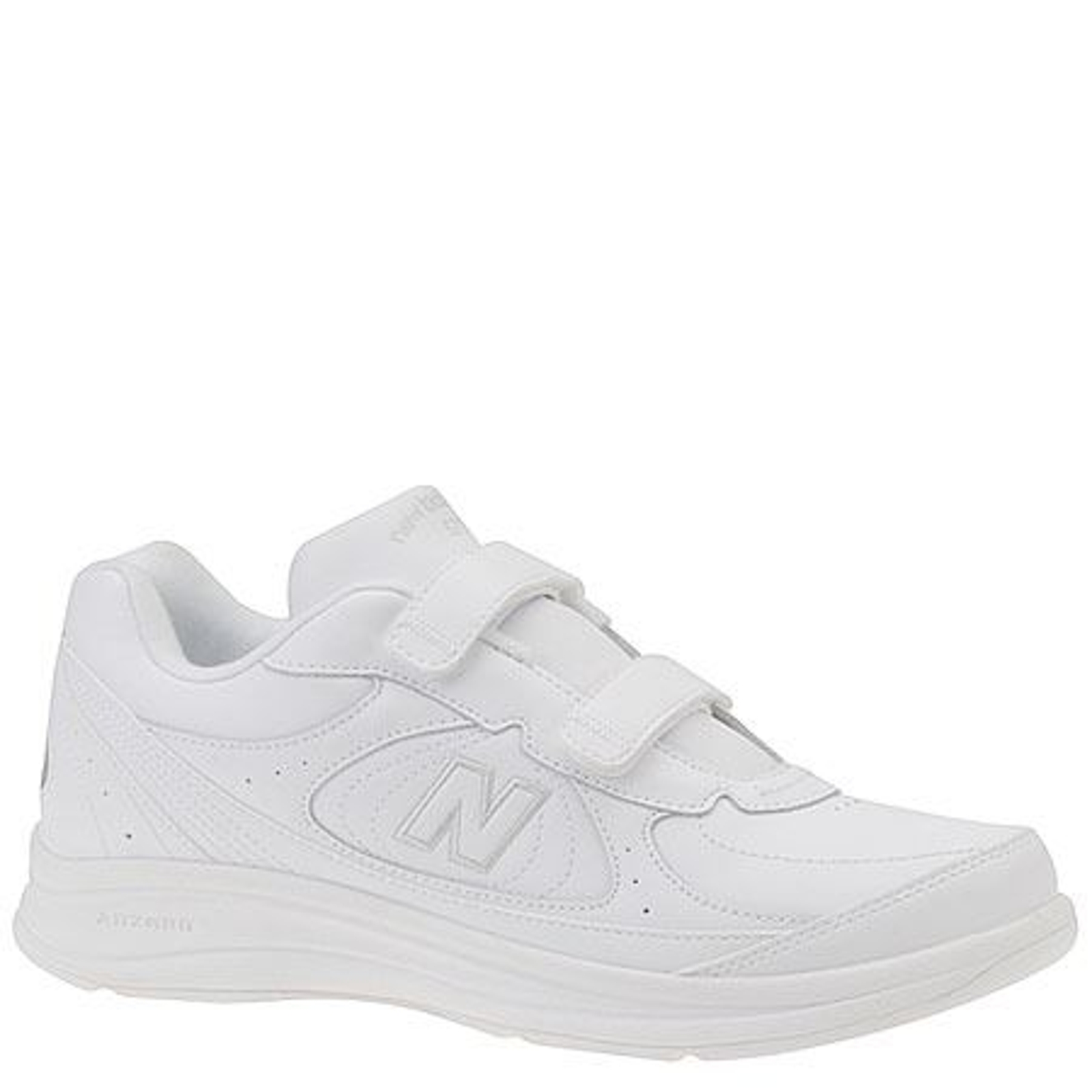 New Balance Men's MW577 Hook and Loop Walking Shoe White Walking 9.5 E4