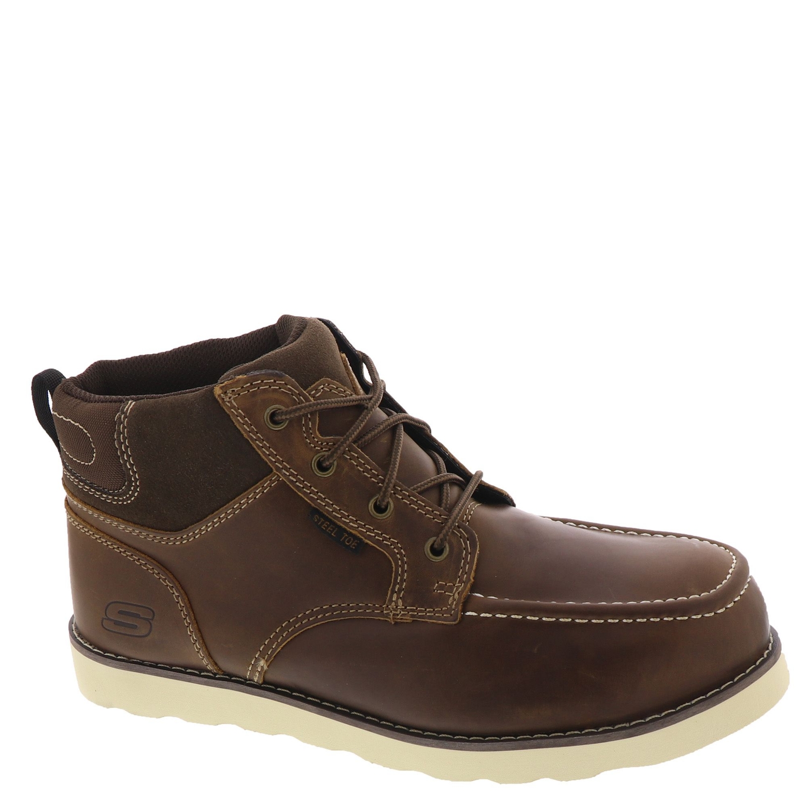 Skechers Work Kadmiel-Kaed Steel Toe Men's Brown Boot 9 M