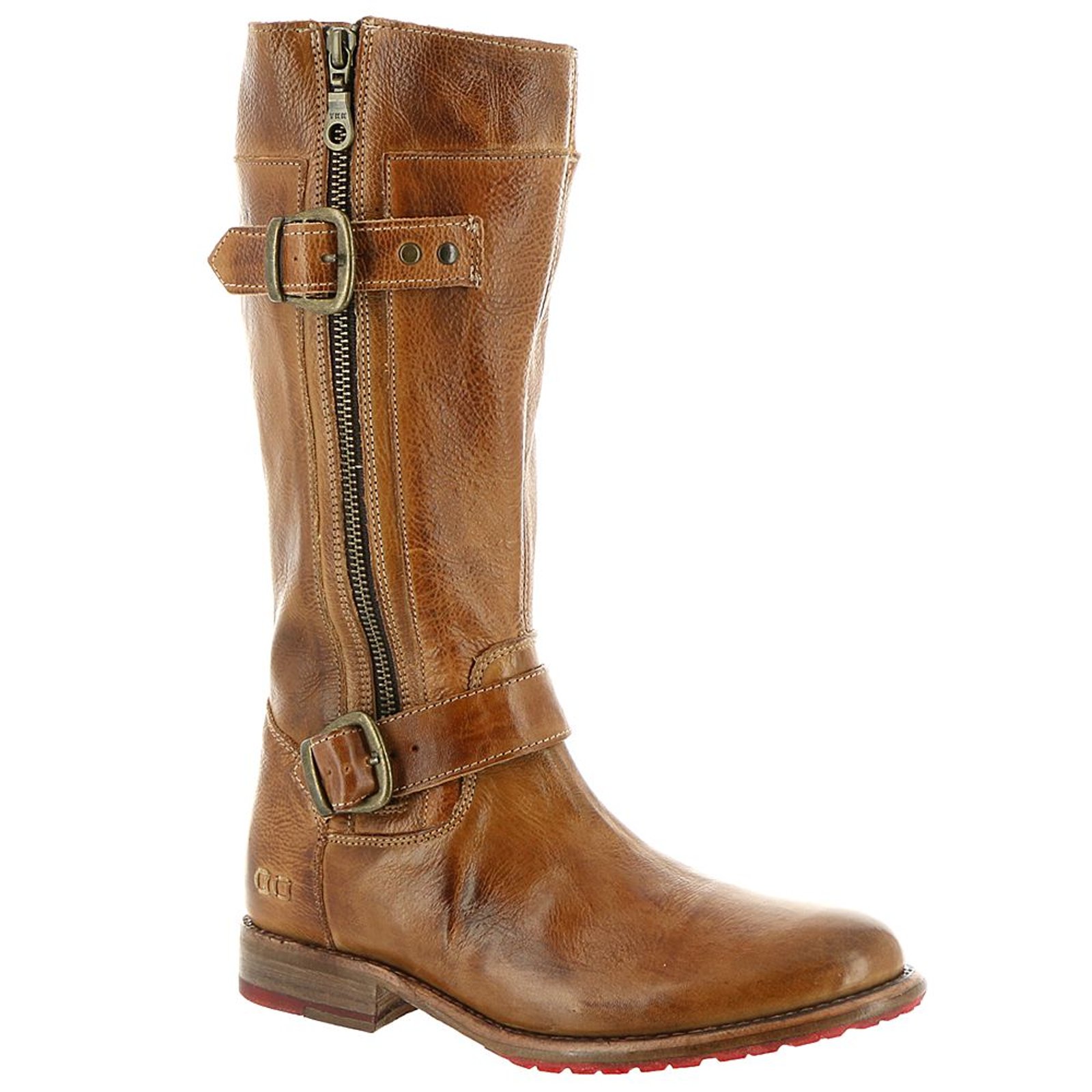 Bed: Stu Gogo Lug Wide Calf Women's Tan Boot 6