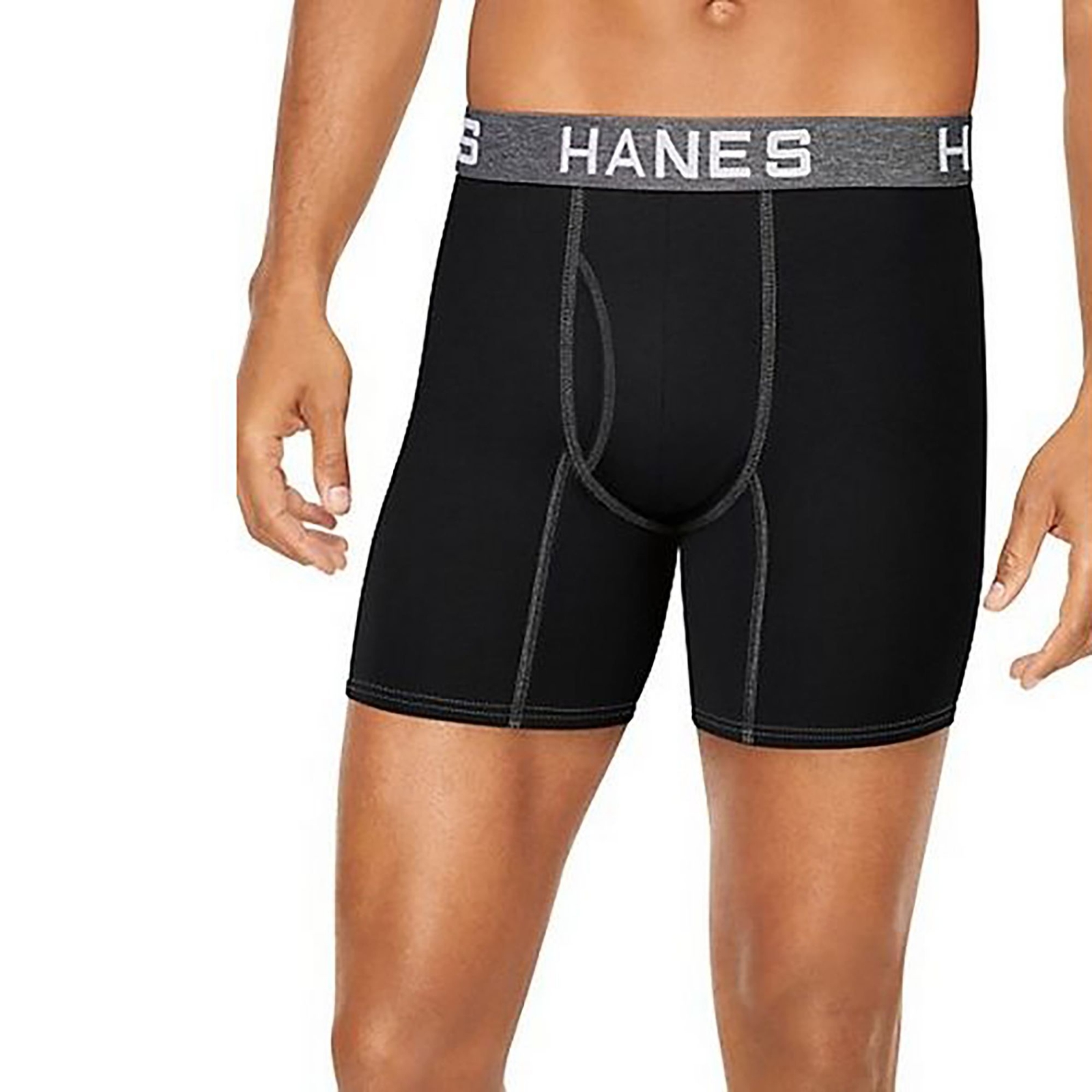 Hanes Men's Ultimate Comfort Flex Fit Boxer Brief 4-Pack Multi Underwear XL
