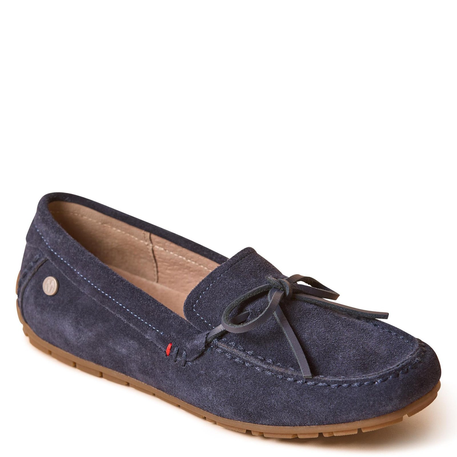 Minnetonka Women's Loafer Moc Women's Navy Slip On 7.5 W