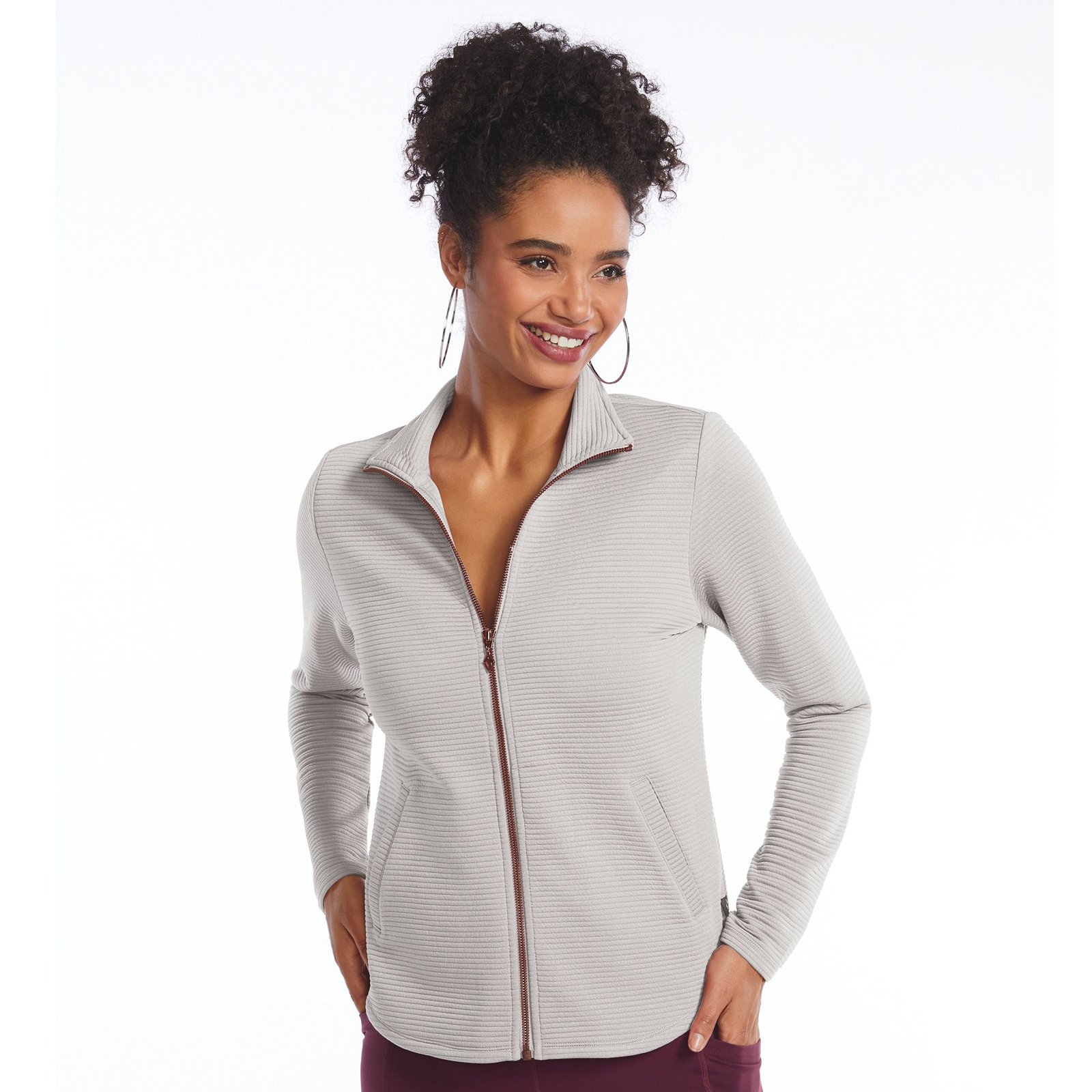 Skechers Women's Go Walk Ottoman Scoop Hem Jacket-Cozy Bone Jackets S