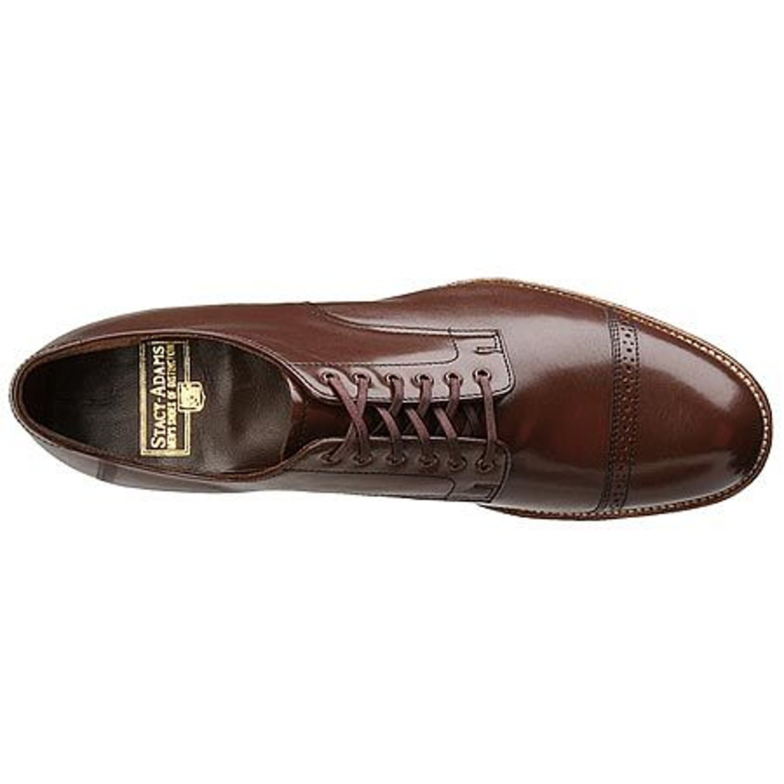 Stacy Adams Shoes Madison Cap Toe Oxford Brown Size 12 — photo 2