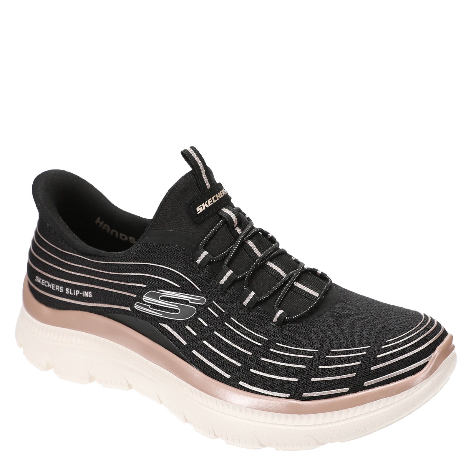 Skechers Sport Slip-ins: Summits Plus 150611 Women's Black Sneaker 8.5 M