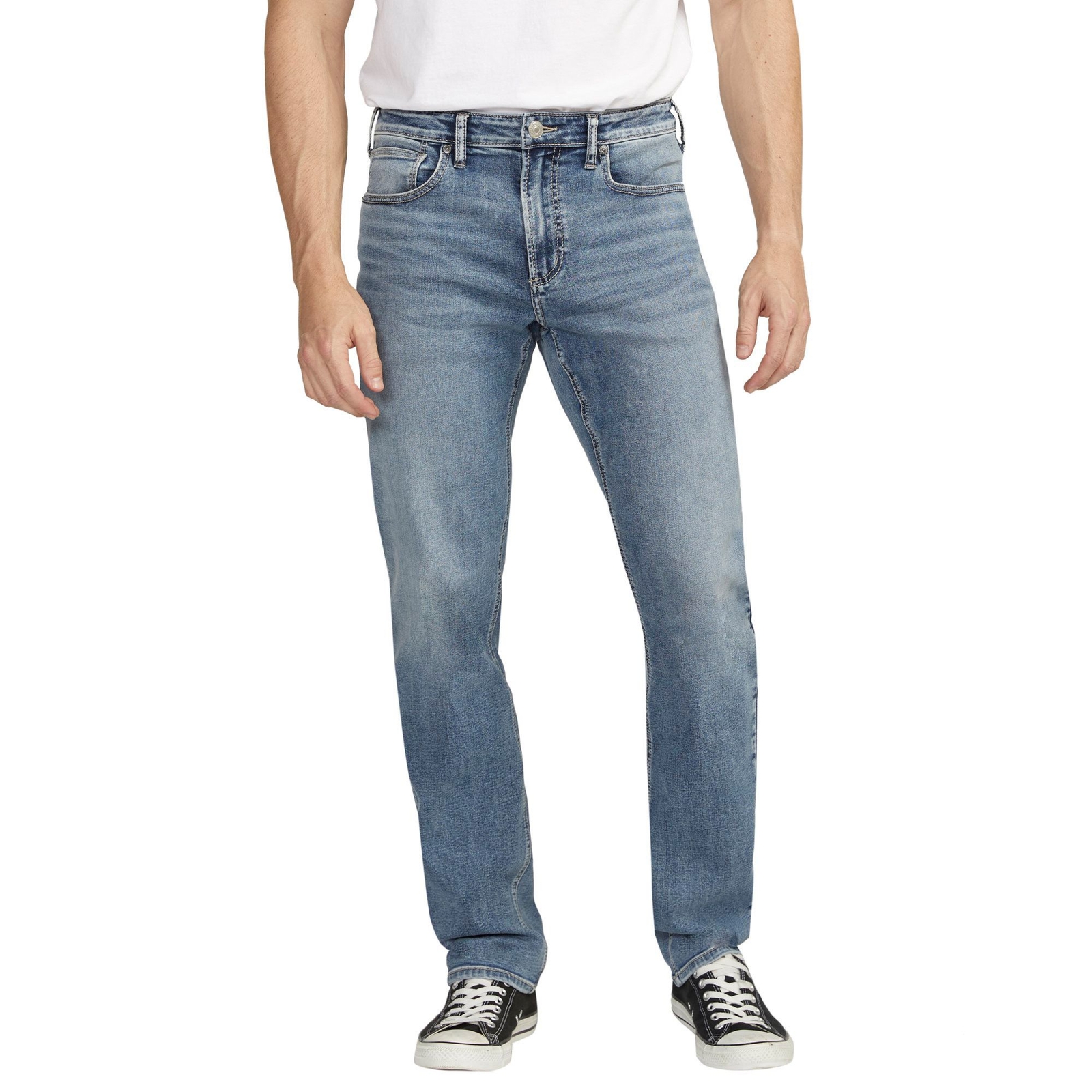 Silver Jeans Men's Machray Athletic Fit Straight-Leg Jean Blue Pants 40-30