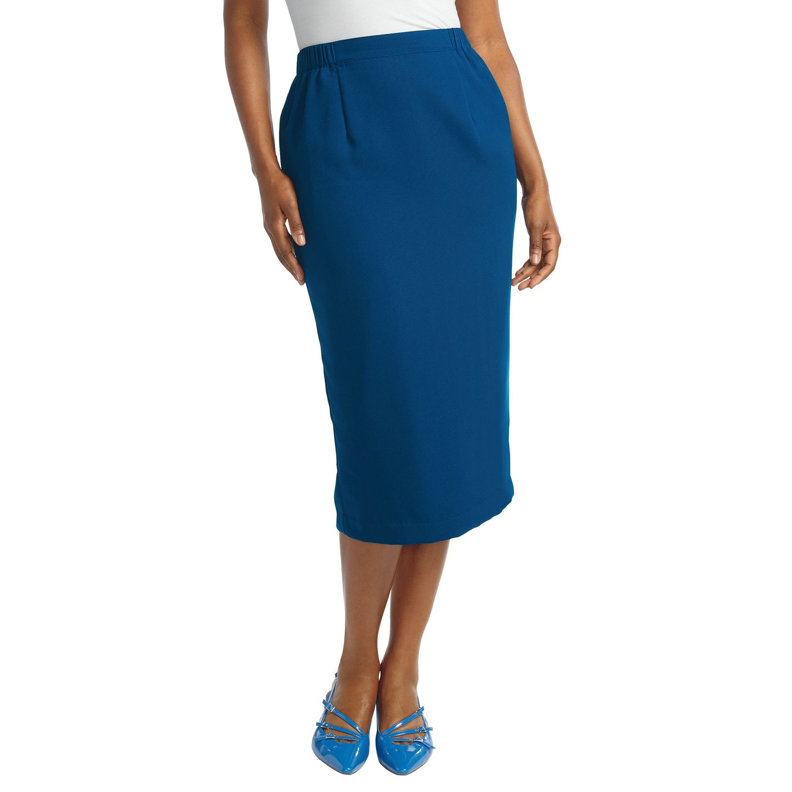 Masseys Classic Suit Skirt Blue Skirts 26W