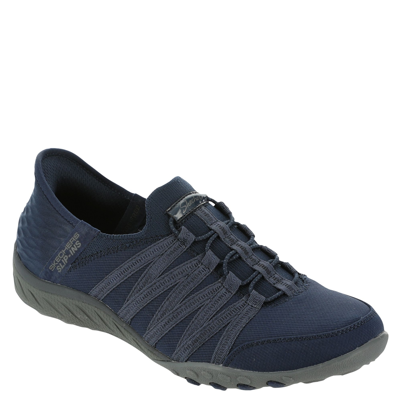 Skechers Active Slip-Ins: Breathe Easy-Roll With Me Women's Navy Slip On 10 M
