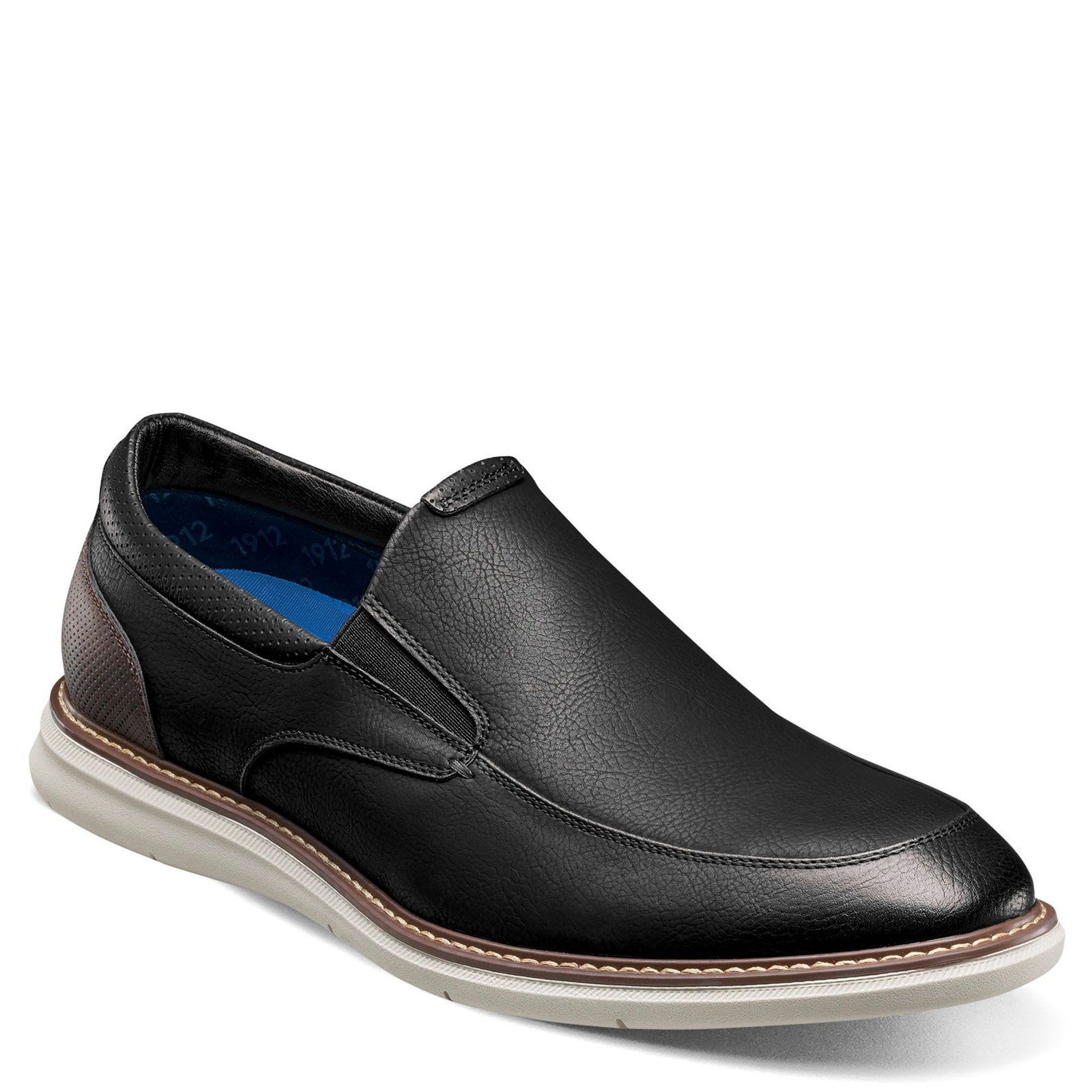Nunn Bush Chase Casual Slip-On Men's Black Slip On 10 M
