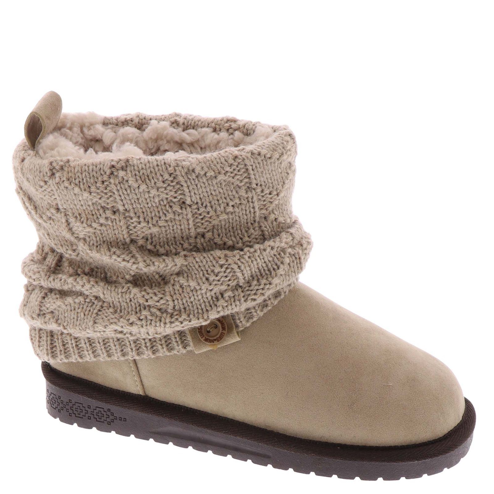 MUK LUKS Laurel Boot - Stivaletti Donna In Pelle Scamosciata Sintetica, Modello Da Infilare Con Passante Posteriore - 5