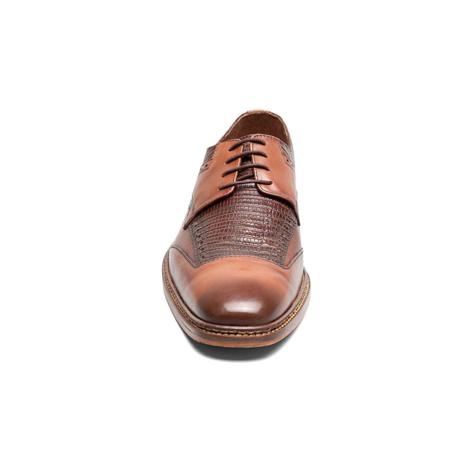 Stacy Adams Shoes Gambetta Modified Cap Toe Oxford Cognac Size 8 — photo 2