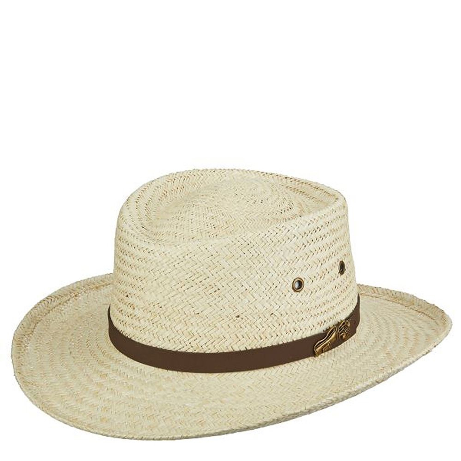 Scala Pro Series Men's Palm Golf Gambler Hat Bone Hats S/M