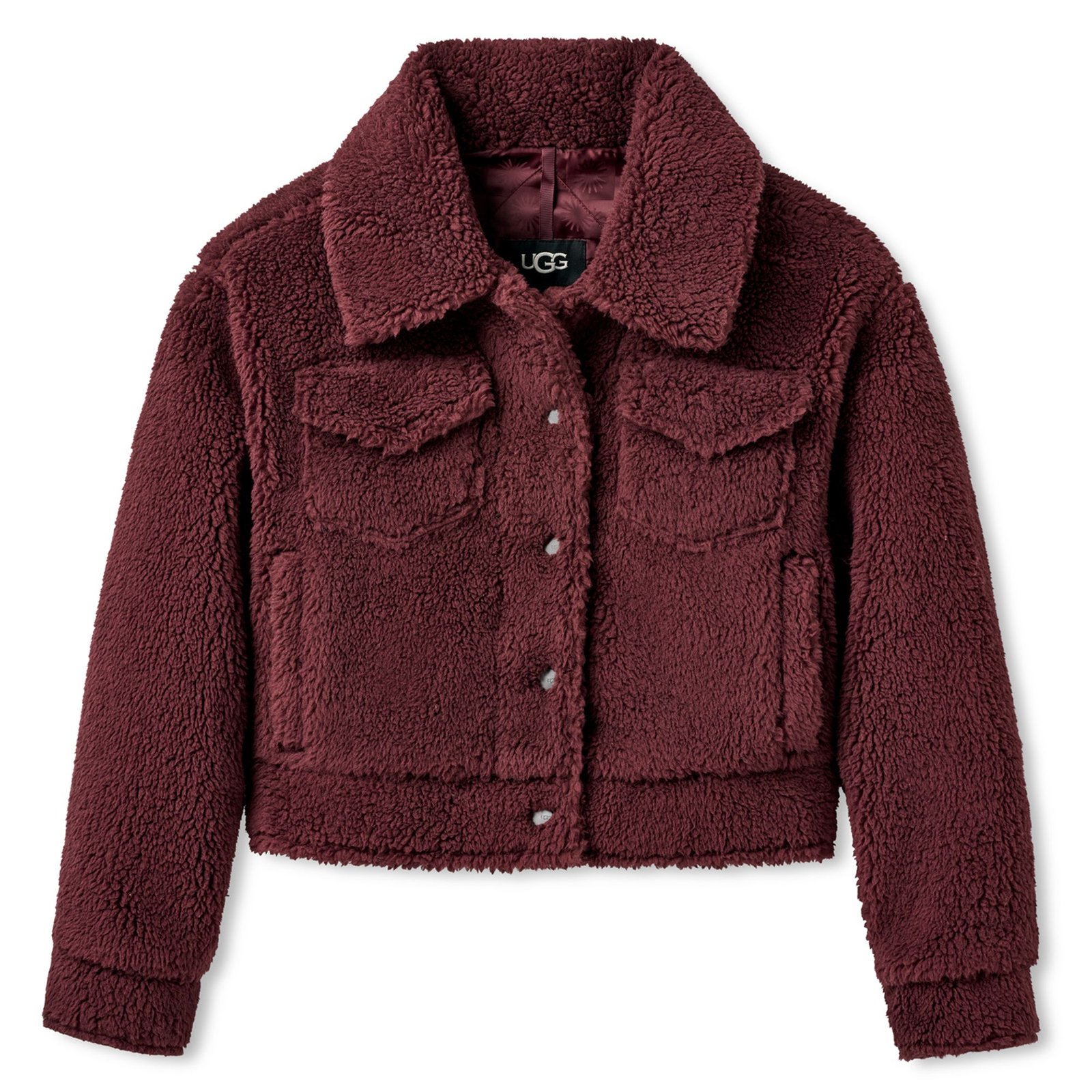 UGG Frankie Short Trucker Jacket Purple Jackets