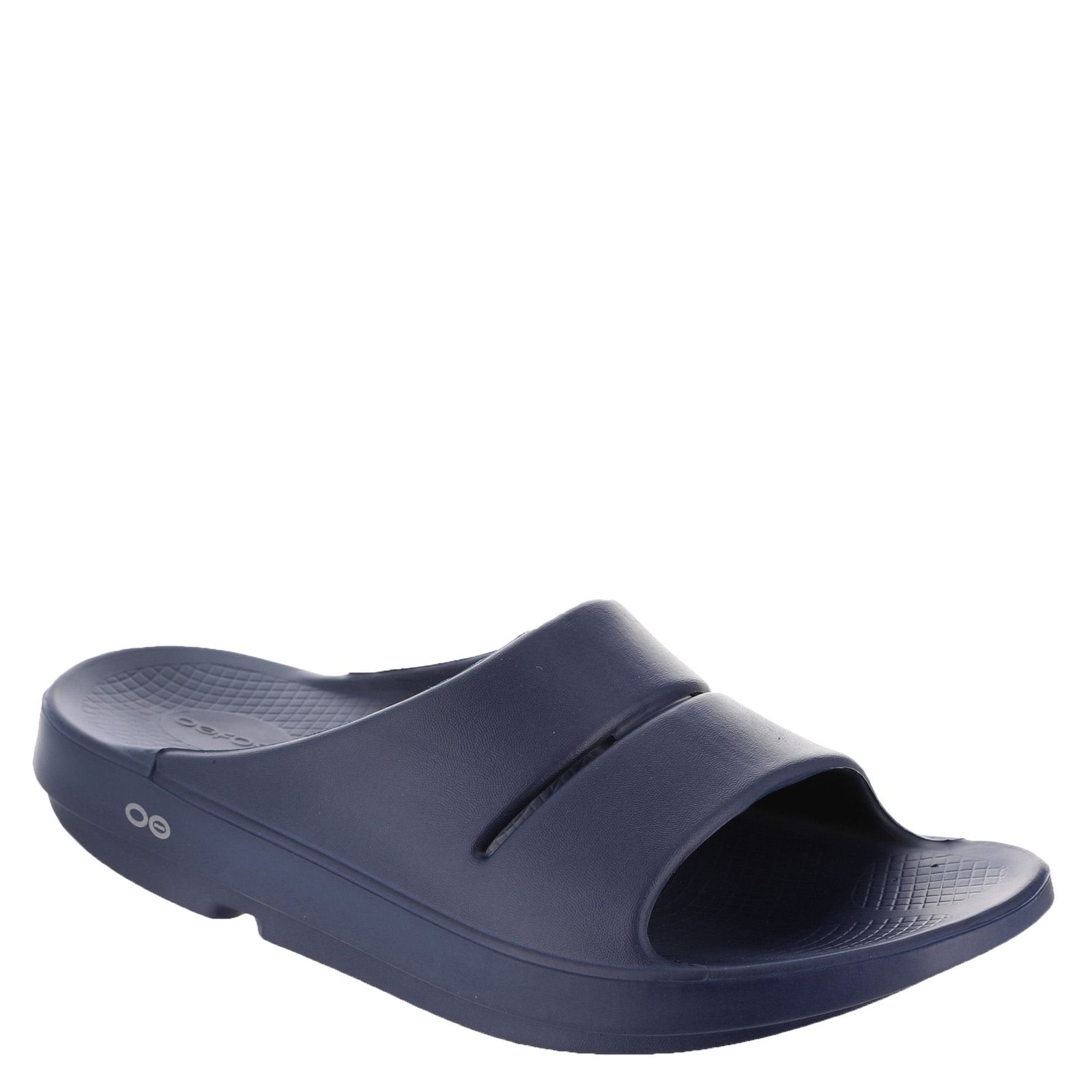 OOFOS OOahh Slide Sandals Unisex Sport Sandals in Navy USW15 