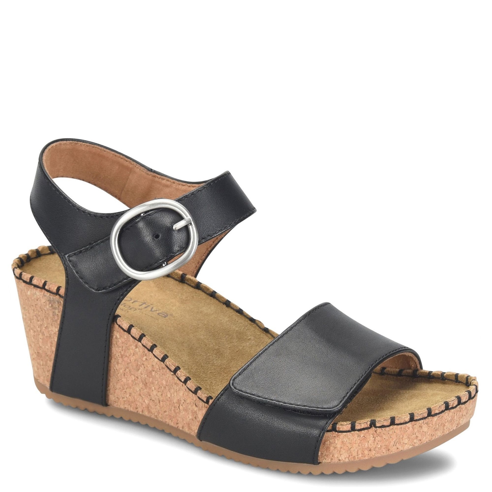 Comfortiva Eldorah Women's Black Sandal 10 M