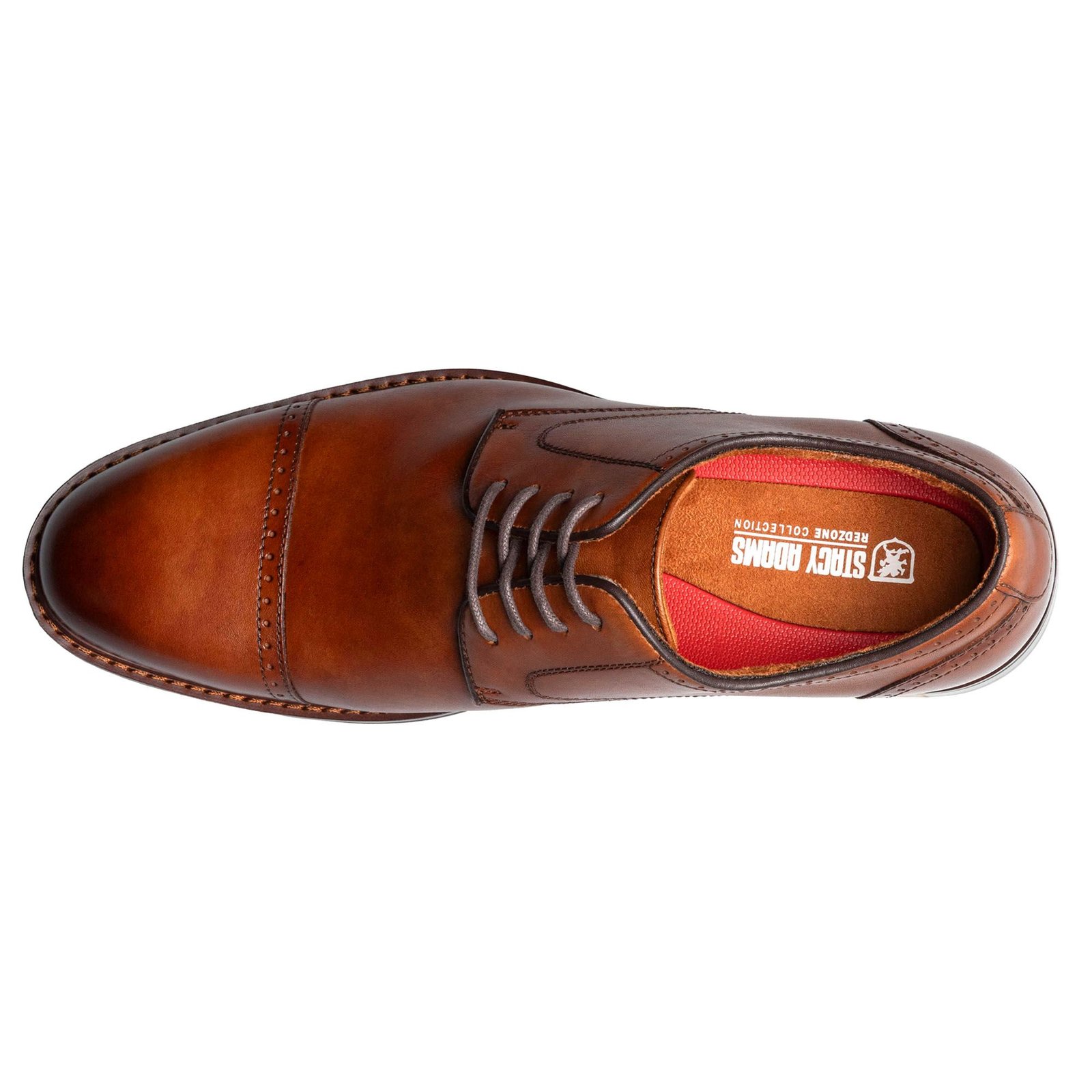 Stacy Adams Shoes Bailey Cap Toe Oxford Brandy Size 15 — photo 2