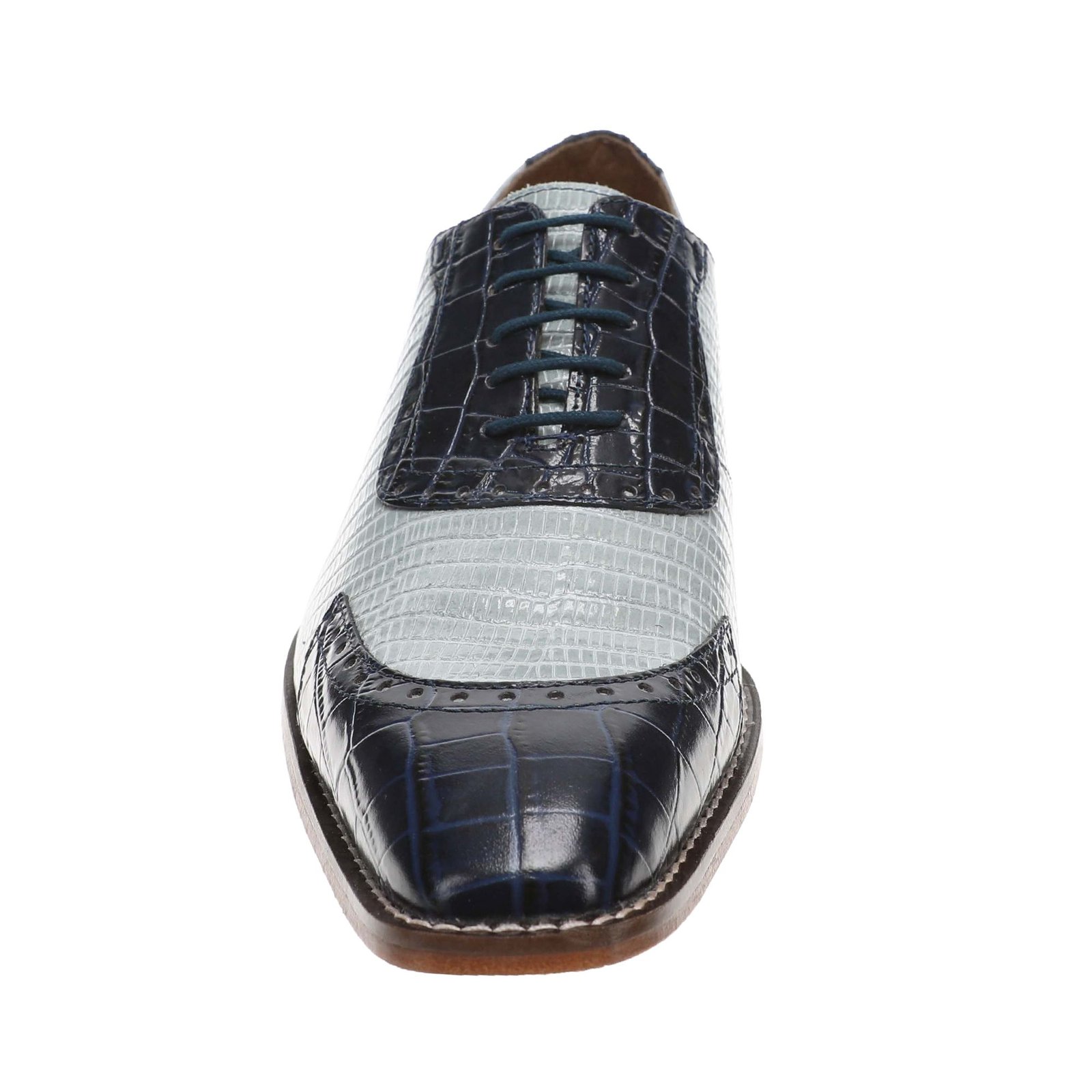 Stacy Adams Shoes Tarango Modified Cap Toe Oxford Dark Blue Multi Size 13 — photo 2