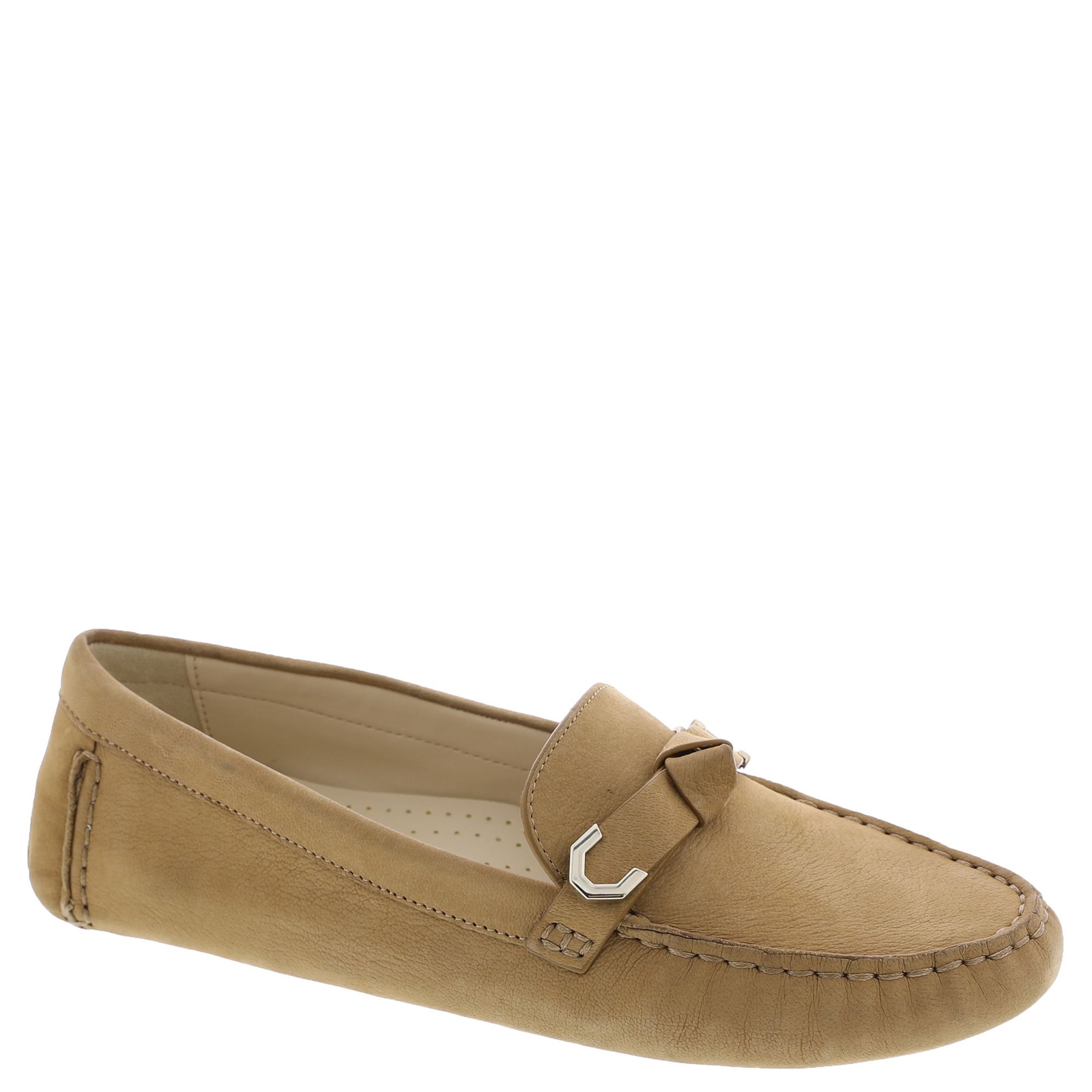 Cole Haan Evelyn Bow Driver Women's Bone Slip On 11 M