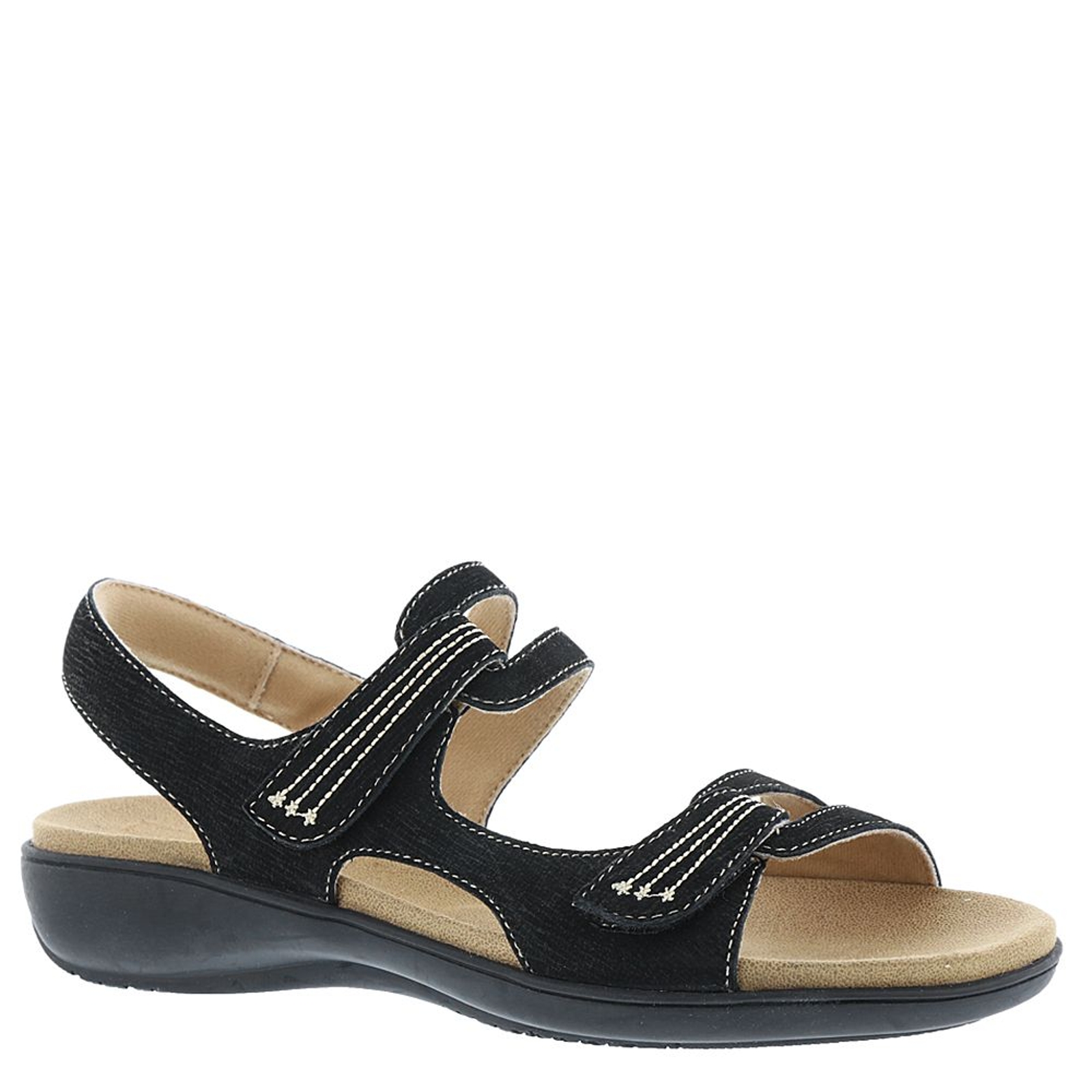 Trotters Katarina 3 Women's Black Sandal 8.5 M
