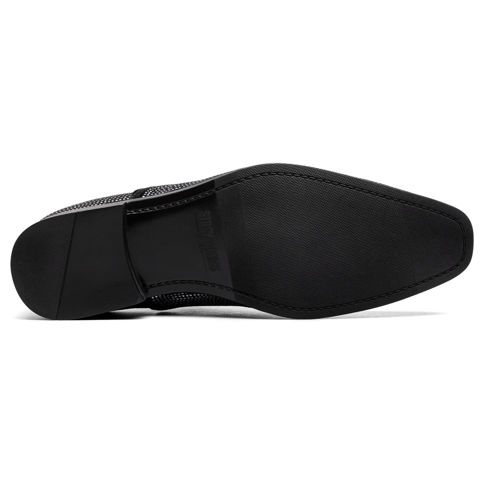 Stacy Adams Shoes Starleigh Rhinestone Plain Toe Slip On Black and Silver Size 11.5 — photo 2
