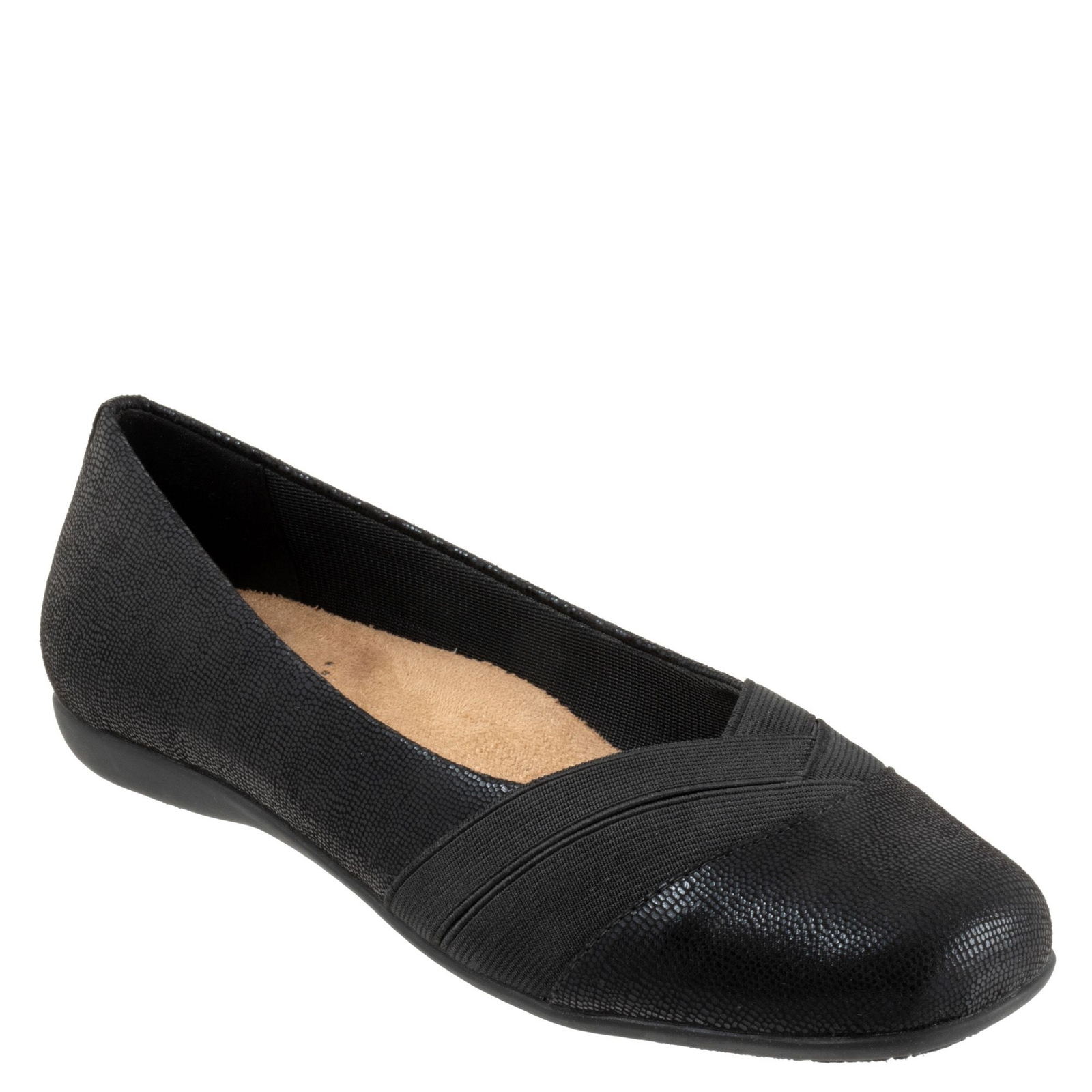 Trotters Stella Women's Black Slip On 5.5 M