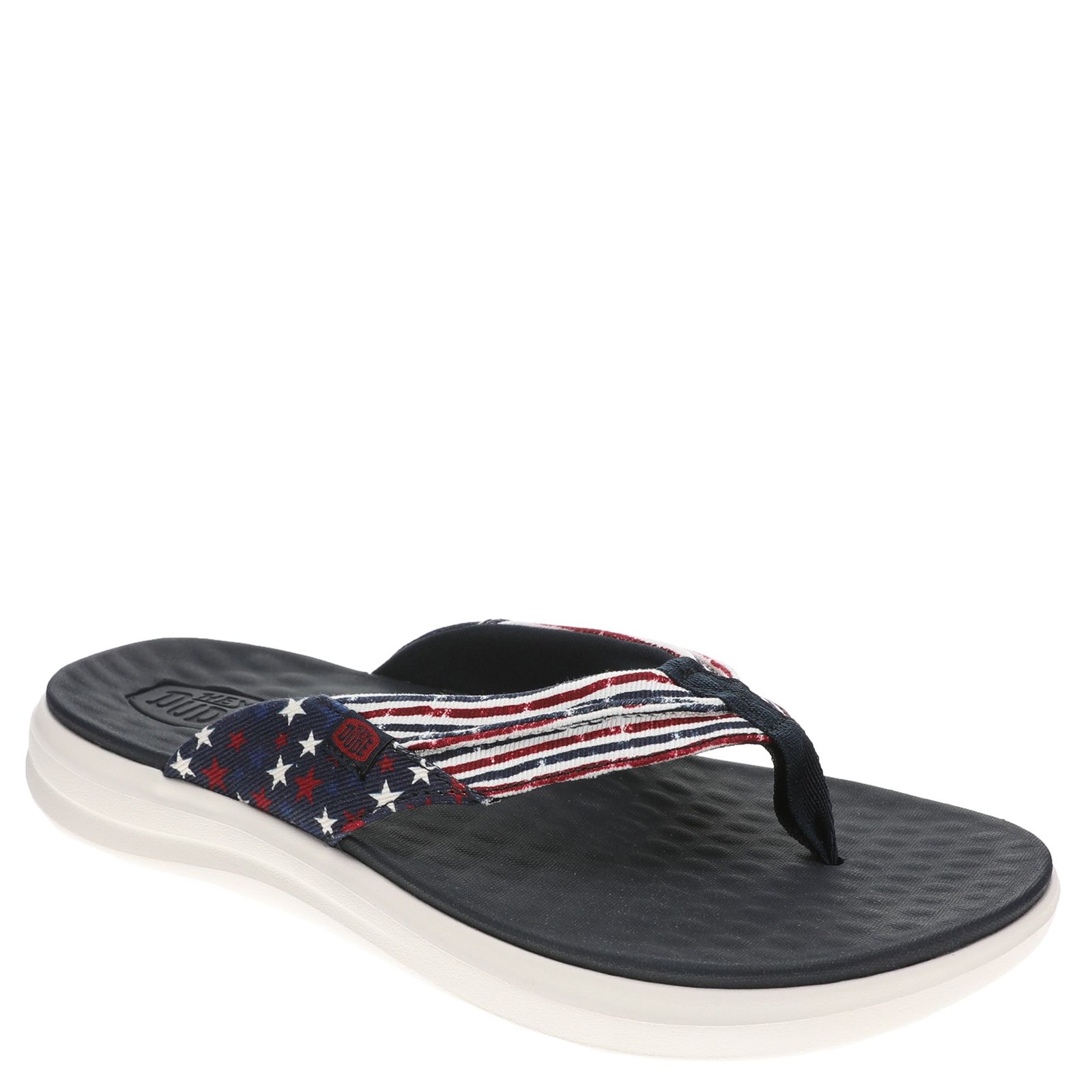 Hey Dude Fin Flip Americana Men's Navy Sandal 11