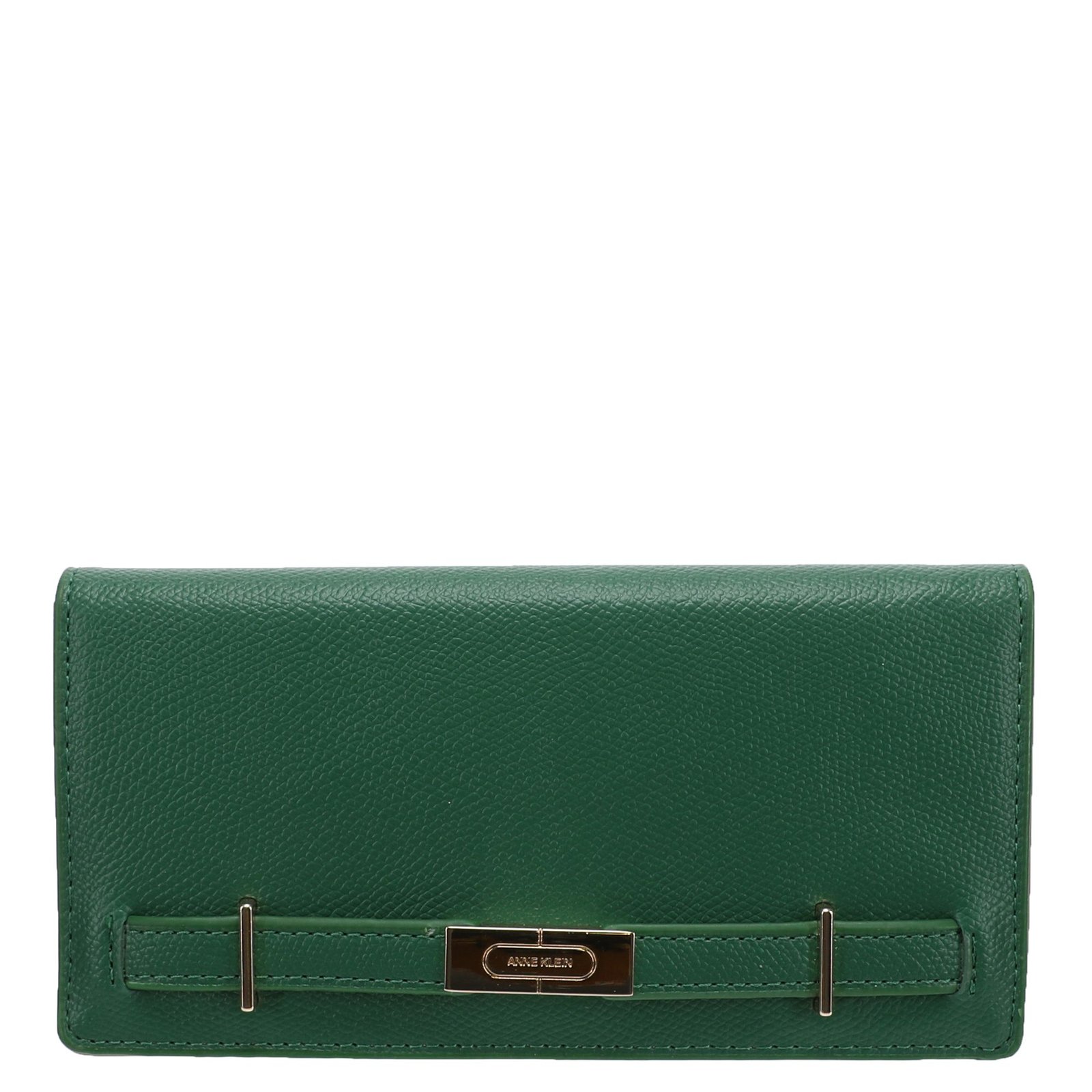 Anne Klein Belted Bifold Continental Green Misc Accessories No Size
