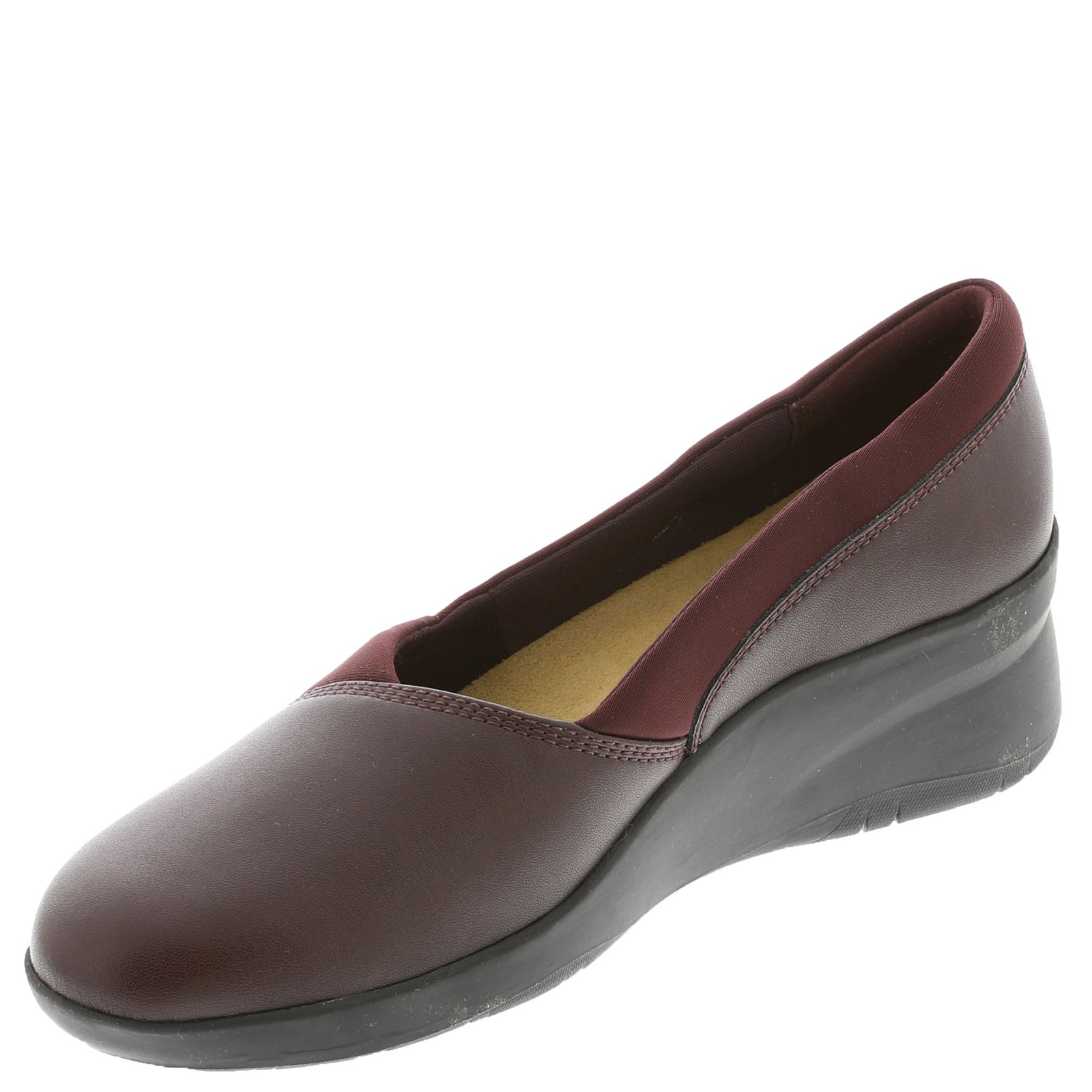 Clarks Suttyn May Scarpa Mary Jane Donna - Pelle Nera, Zeppa Flessibile, Plantare Comfort E Suola Antiscivolo