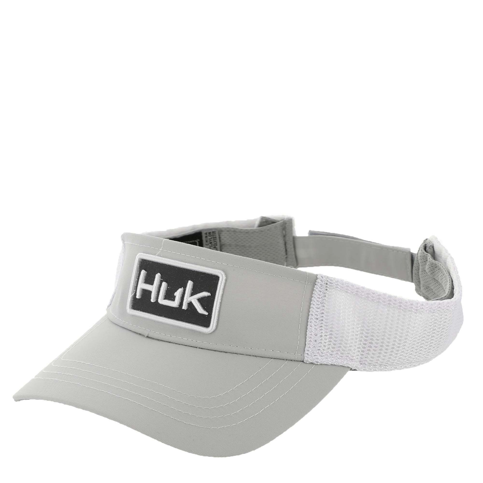 HUK Men's Solid Visor Grey Hats One Size