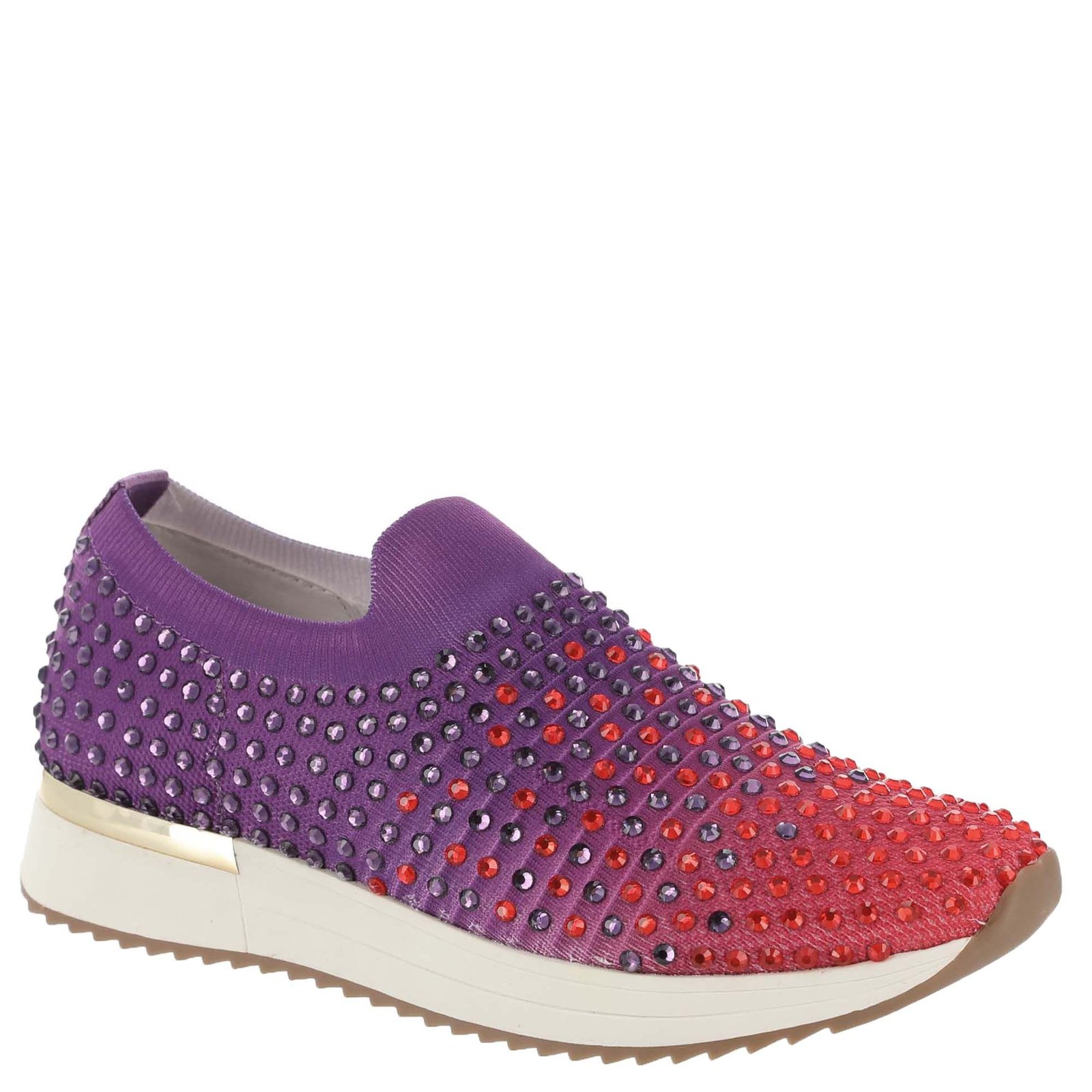 Kenneth Cole Reaction Cameron Jogger Women's Purple Red Slip On 6.5