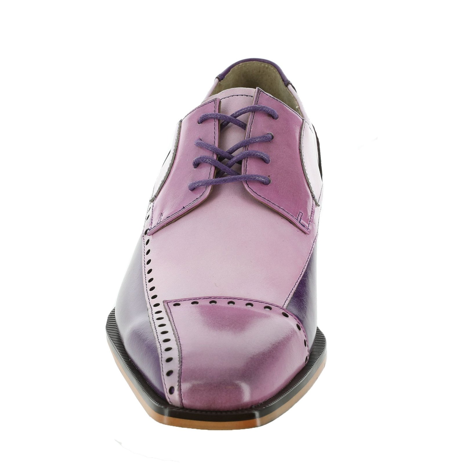 Stacy Adams Shoes Plaza Modified Cap Toe Oxford Purple Multi Size 8.5 — photo 2