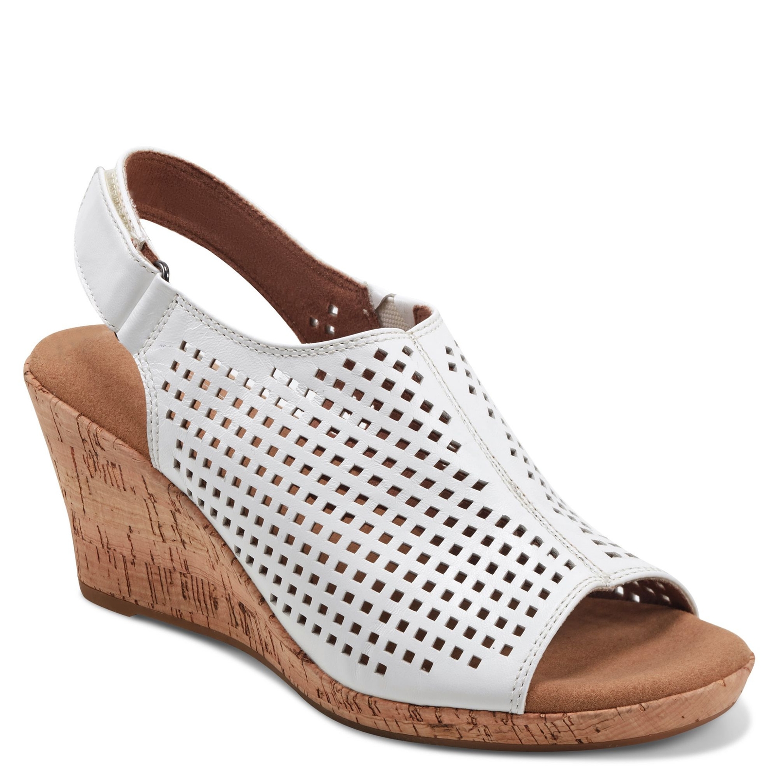 Rockport Briah Perf Sling Women's White Sandal 9.5 W