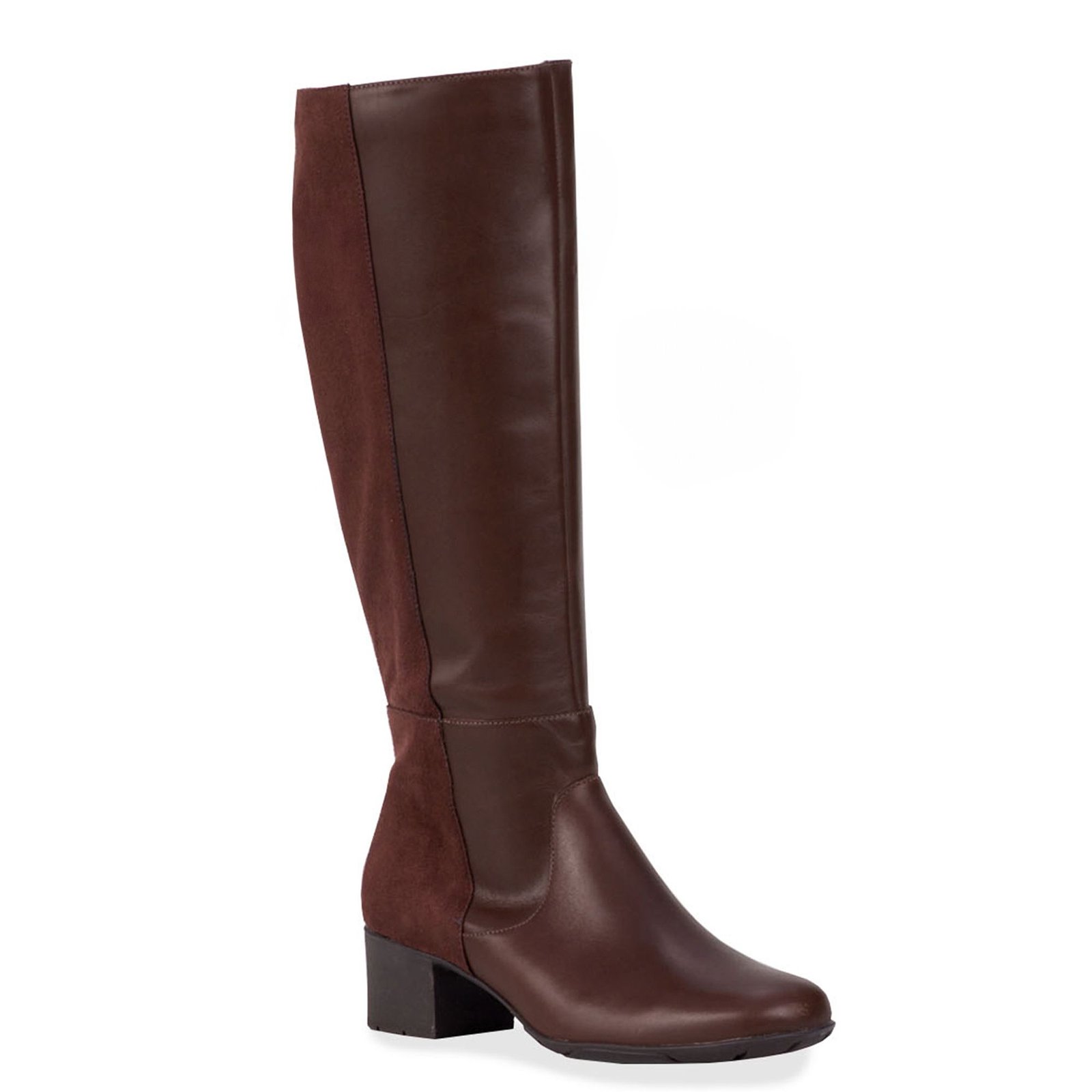 Ros Hommerson Mix Wide Shaft Women's Brown Boot 9.5 W2