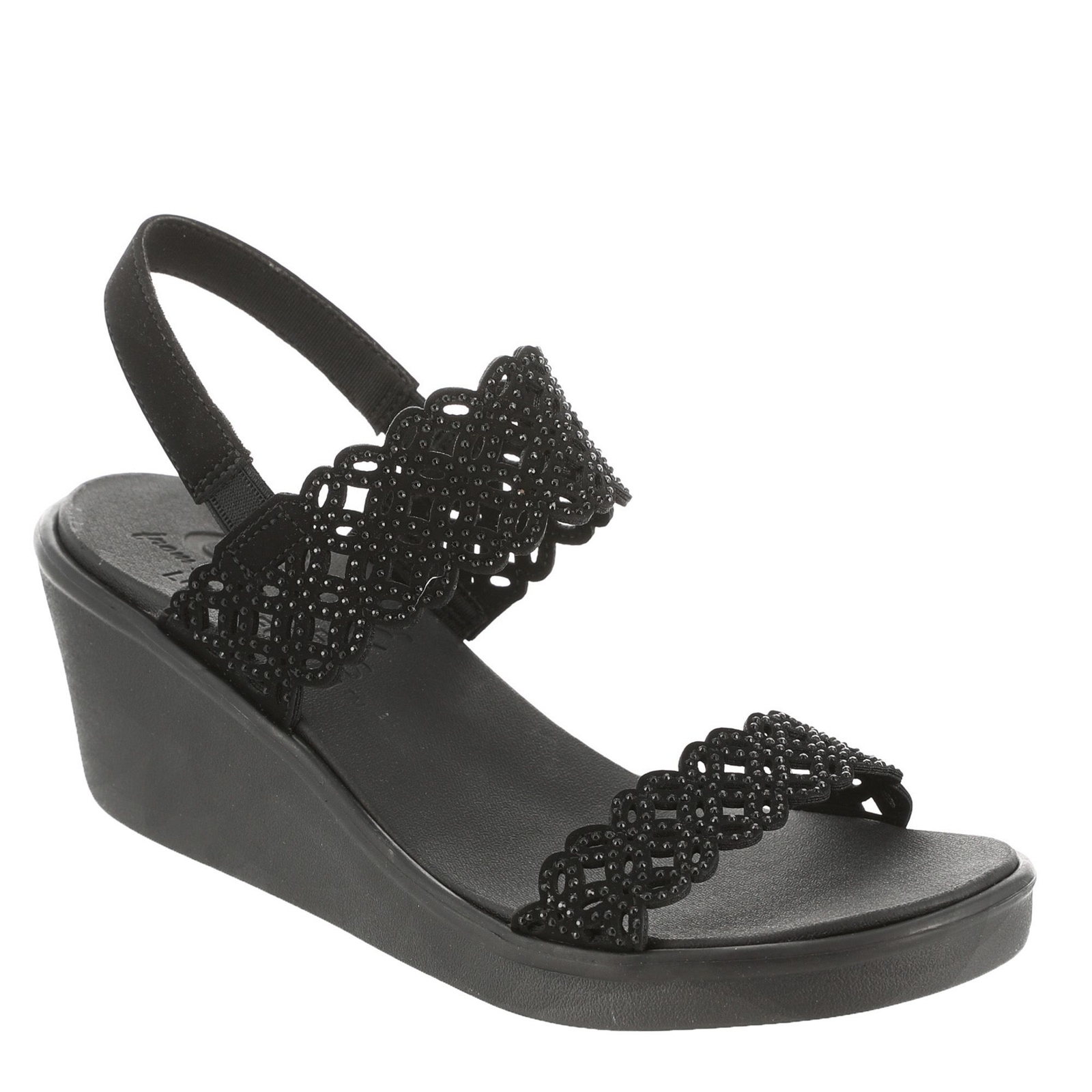 Skechers Cali Rumble On-Sassy Dayz Women's Black Sandal 8 M